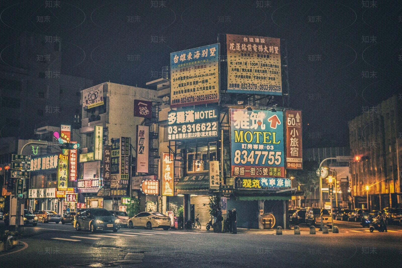 现代街道外景贴图下载【ID:1194285063】