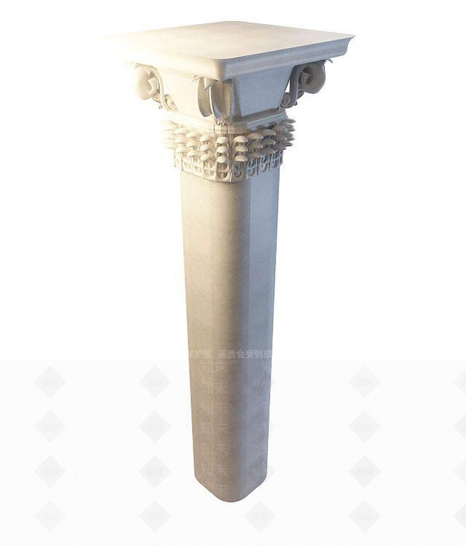 现代柱子3D模型下载【ID:1194285283】