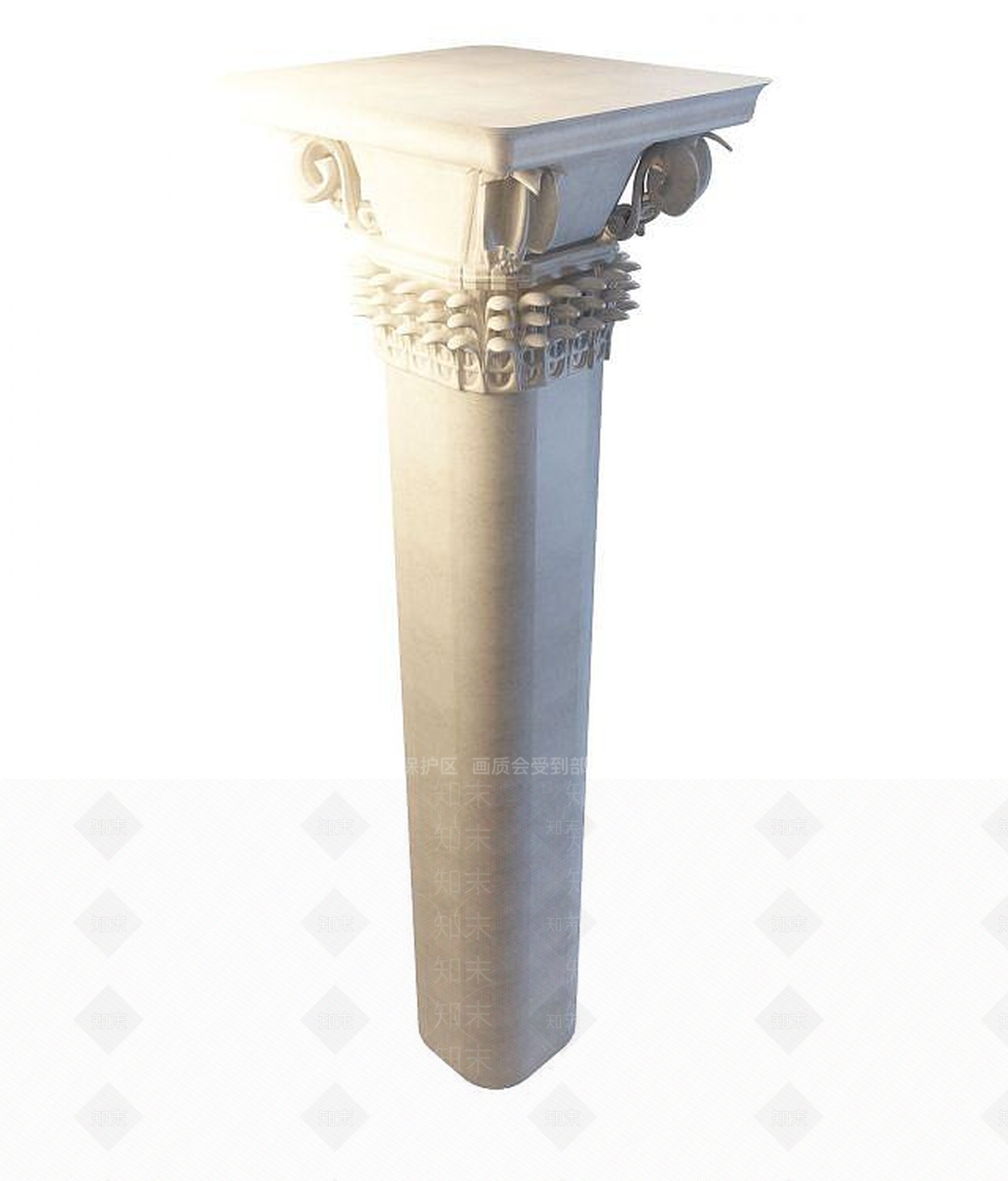 现代柱子3D模型下载【ID:1194285283】