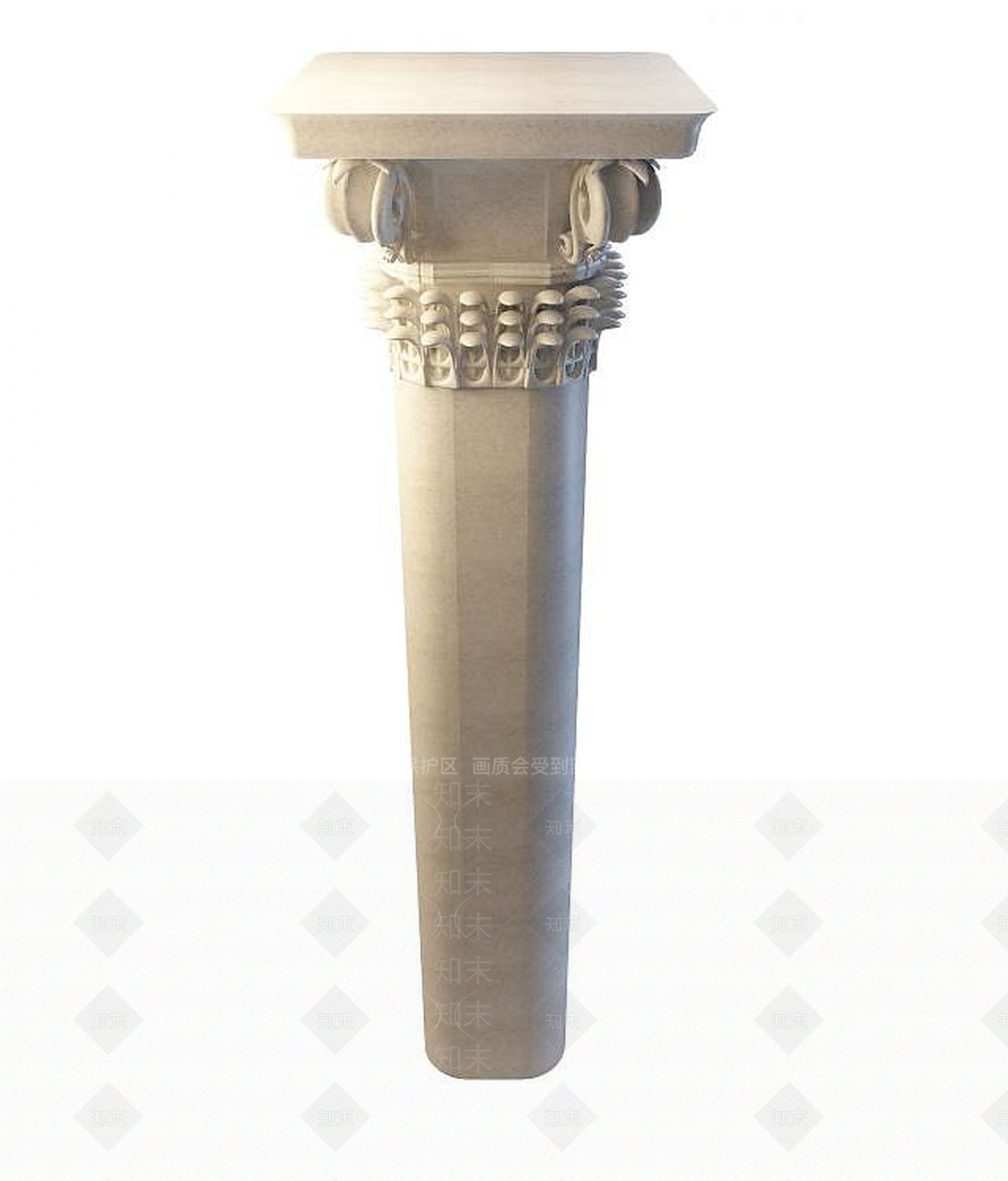 现代柱子3D模型下载【ID:1194285283】