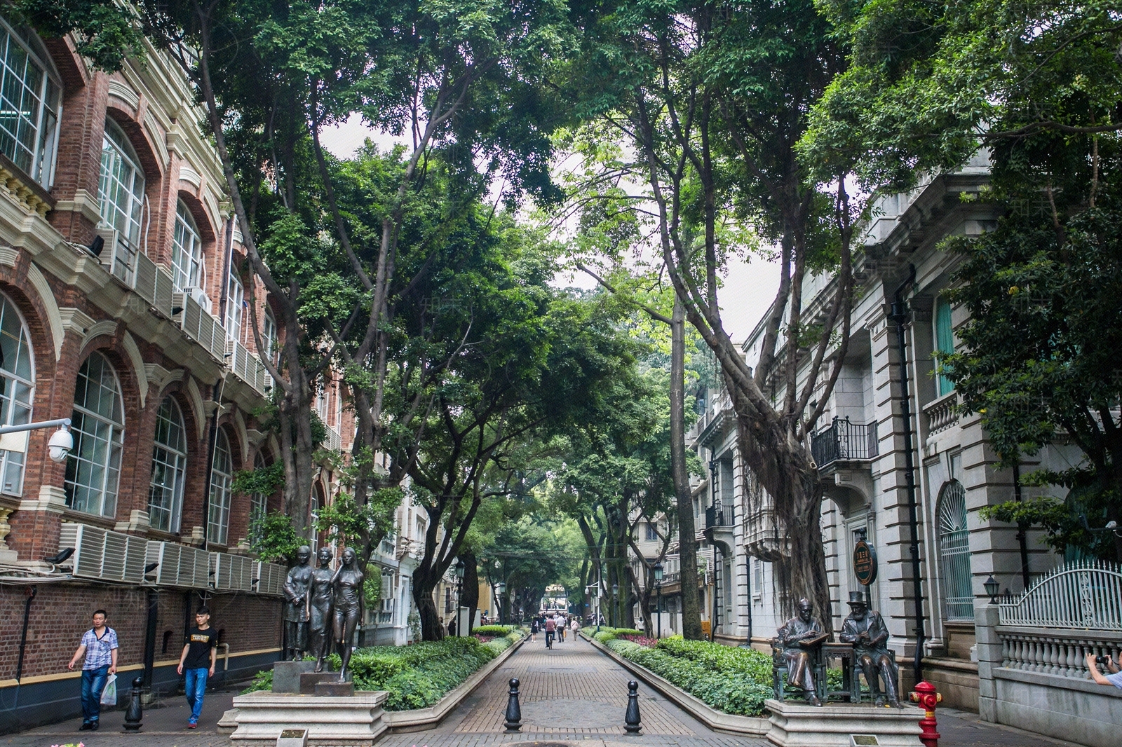现代街道外景贴图下载【ID:1194285732】