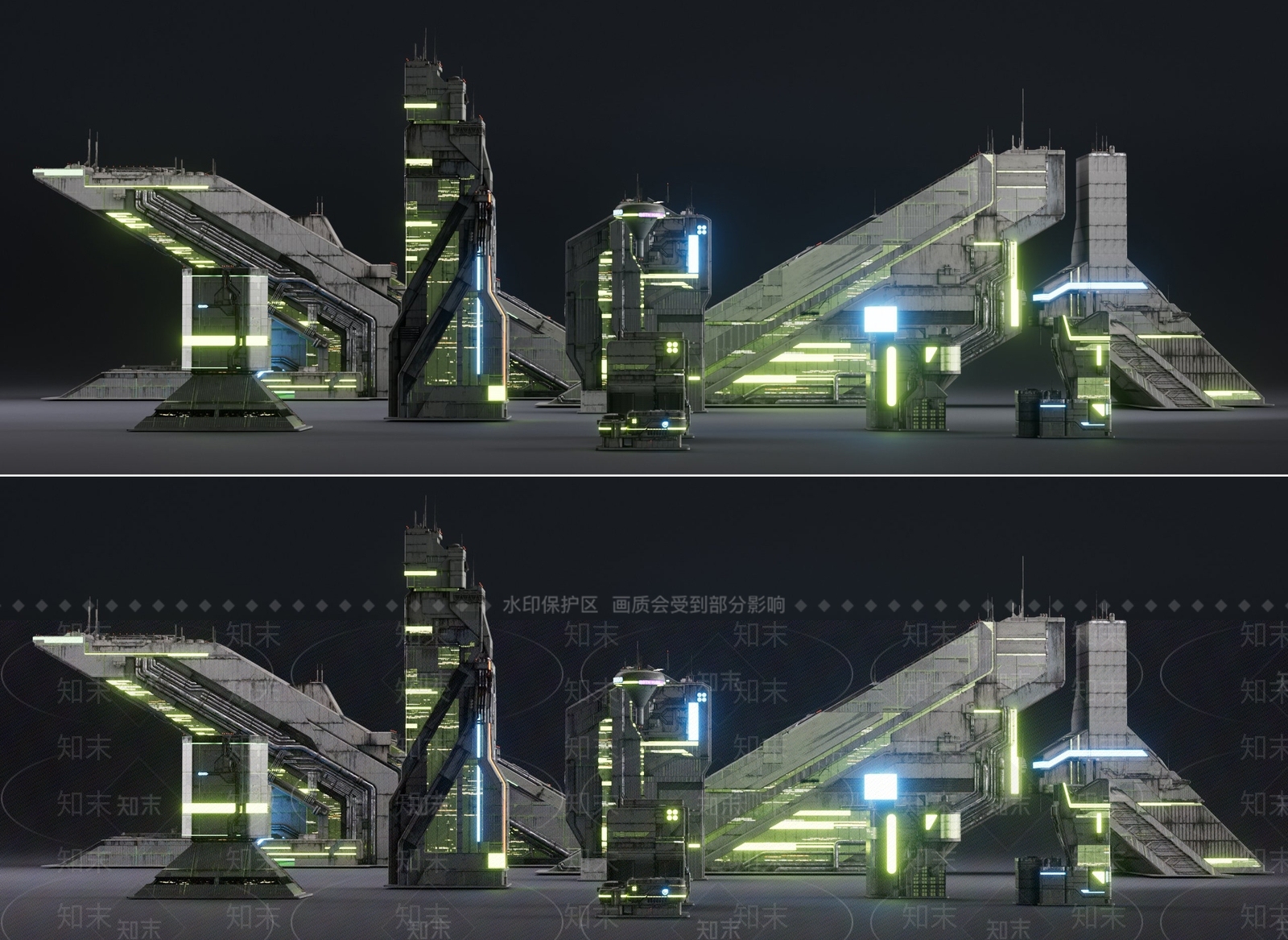 现代艺术风格建筑3D模型下载【ID:1194286176】