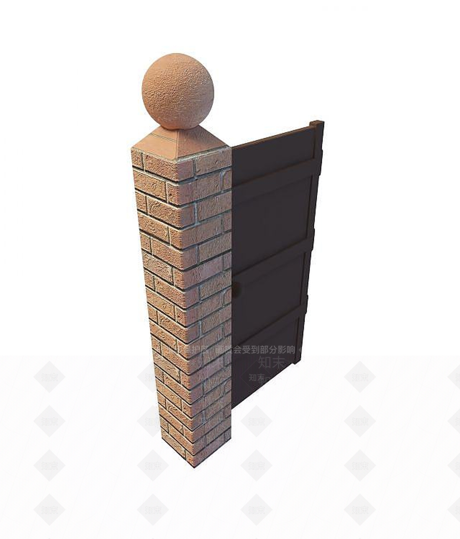 现代园林小品3D模型下载【ID:1194286285】