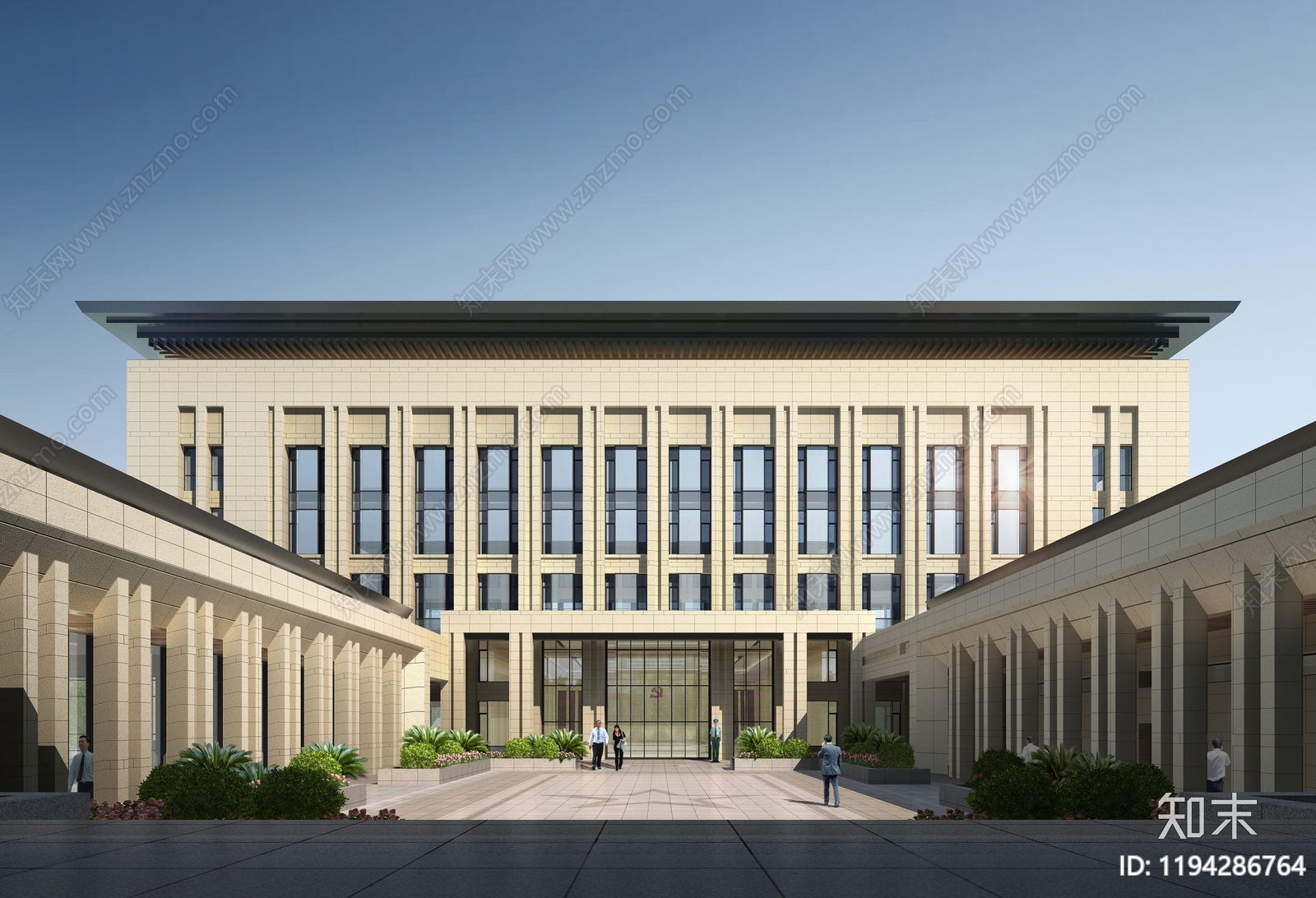 现代学校建筑cad施工图下载【ID:1194286764】