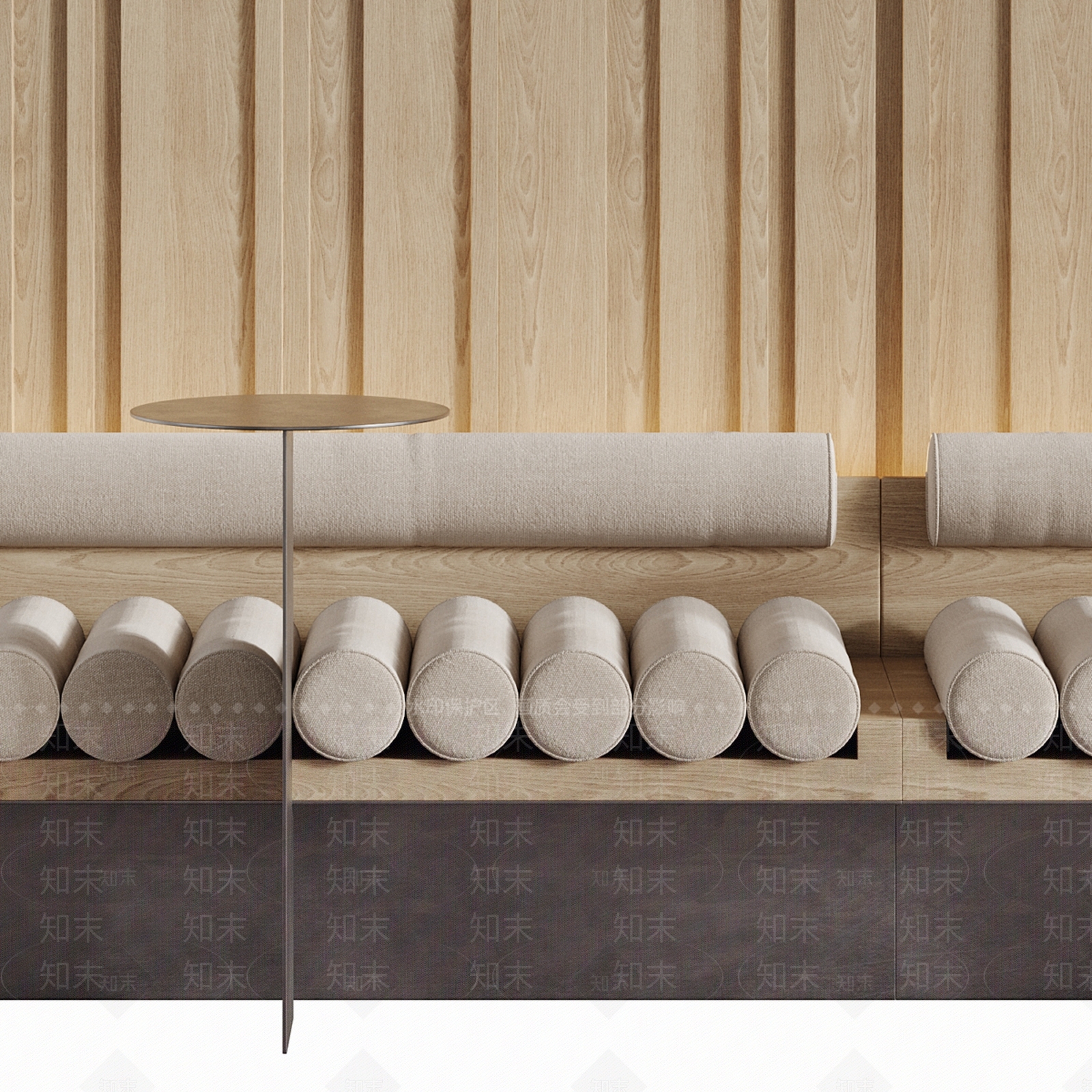 新中式轻奢卡座沙发3D模型下载【ID:1194301199】