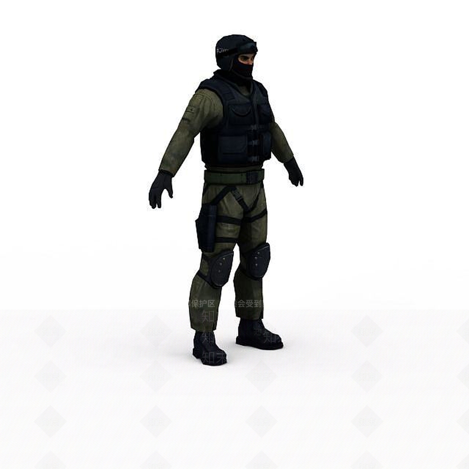 现代虚拟人物3D模型下载【ID:1199011615】