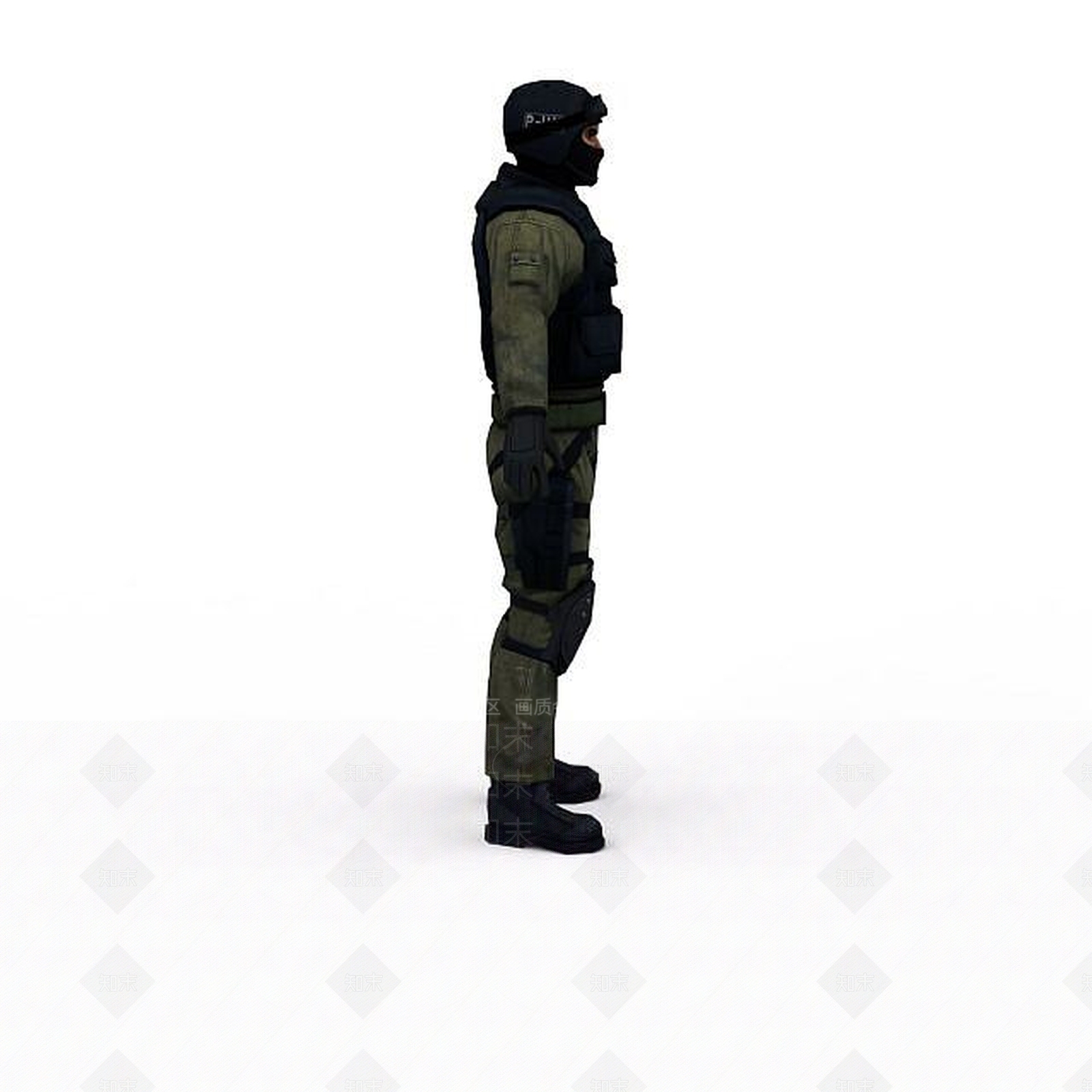 现代虚拟人物3D模型下载【ID:1199011615】