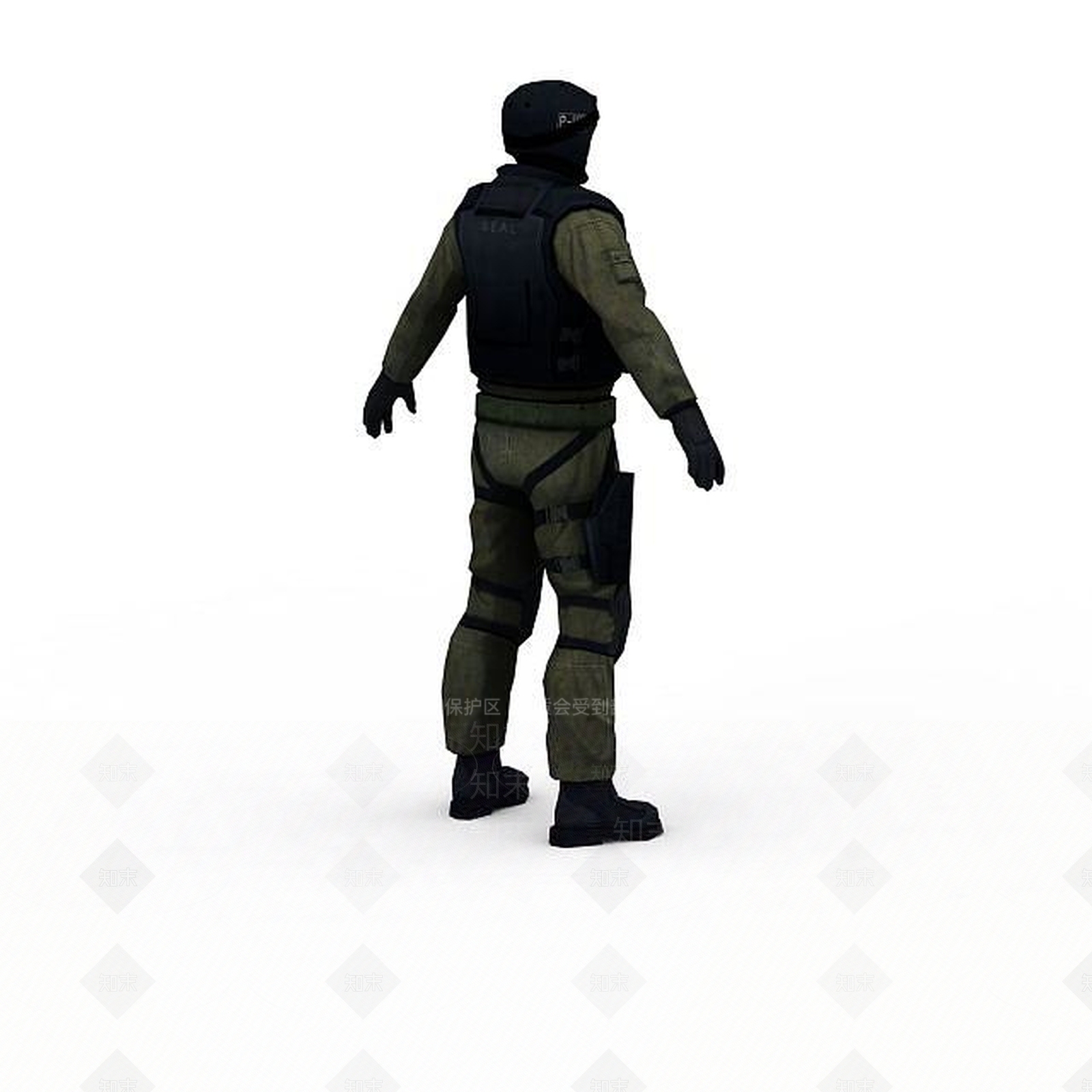 现代虚拟人物3D模型下载【ID:1199011615】