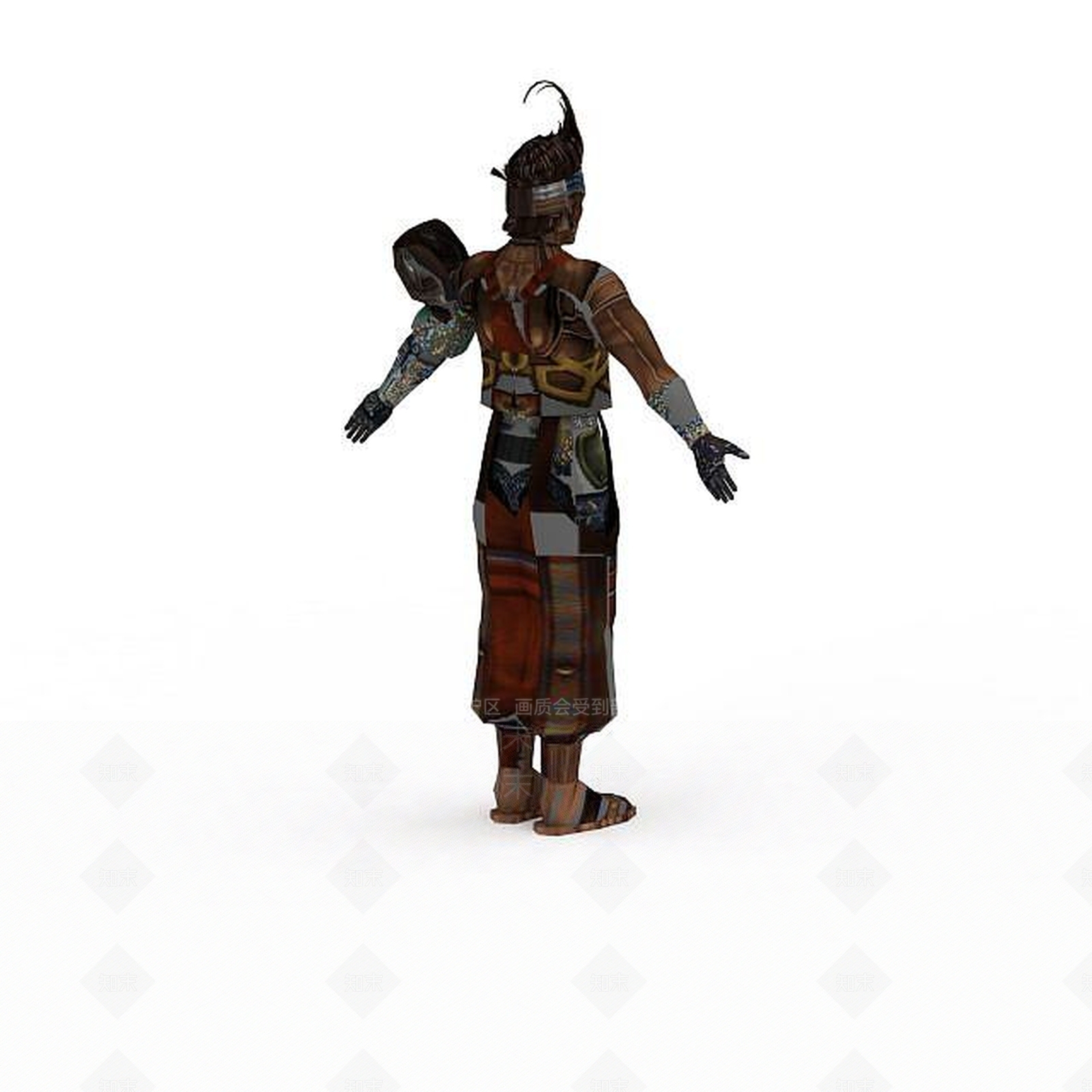 现代虚拟人物3D模型下载【ID:1199000483】