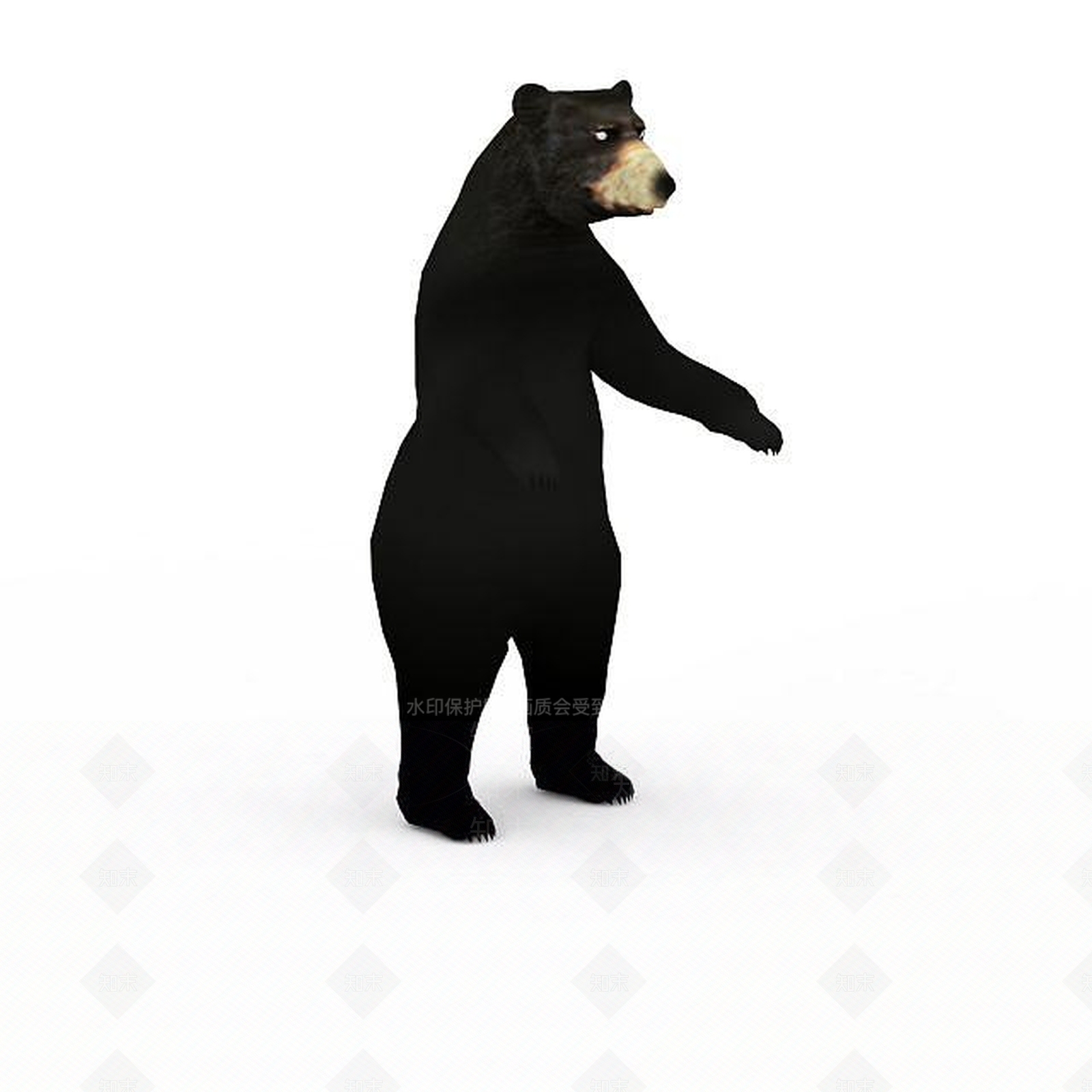 现代爬行类动物3D模型下载【ID:1198947769】