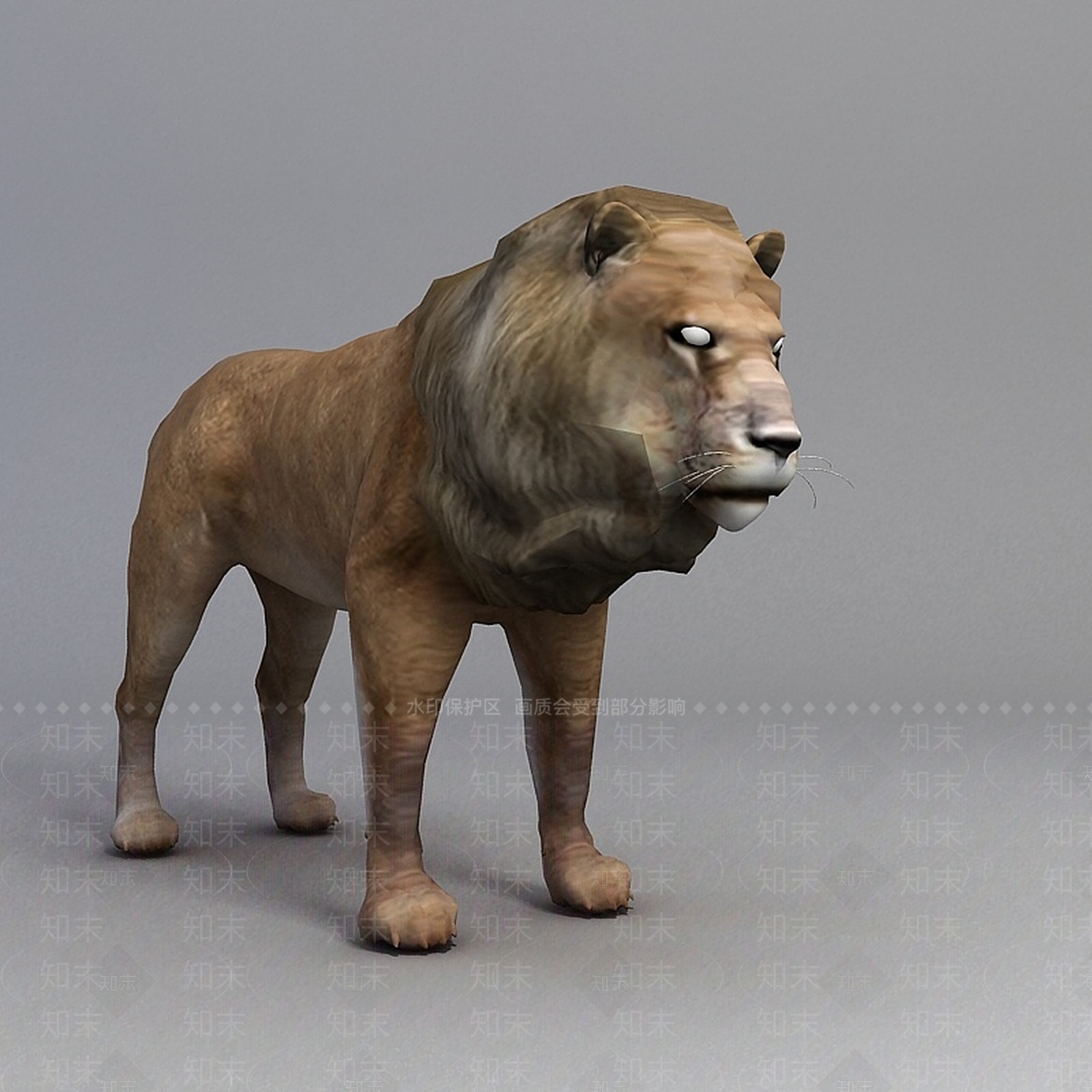 现代爬行类动物3D模型下载【ID:1198958408】