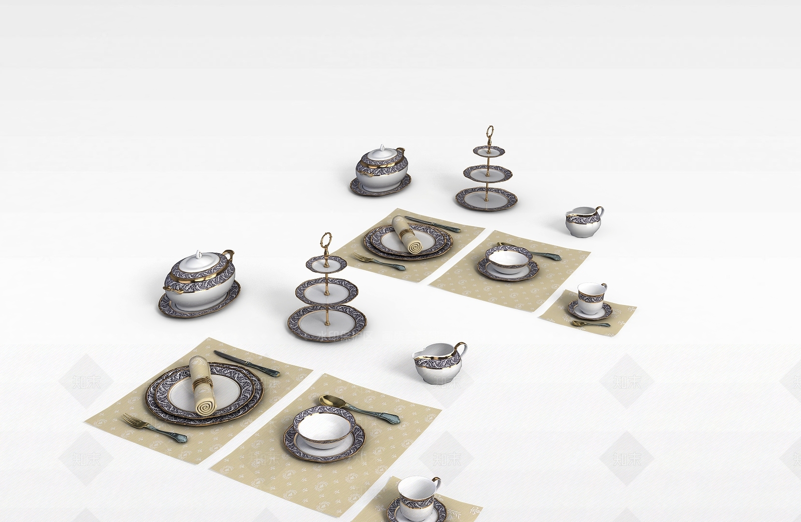 现代厨具3D模型下载【ID:1194304281】