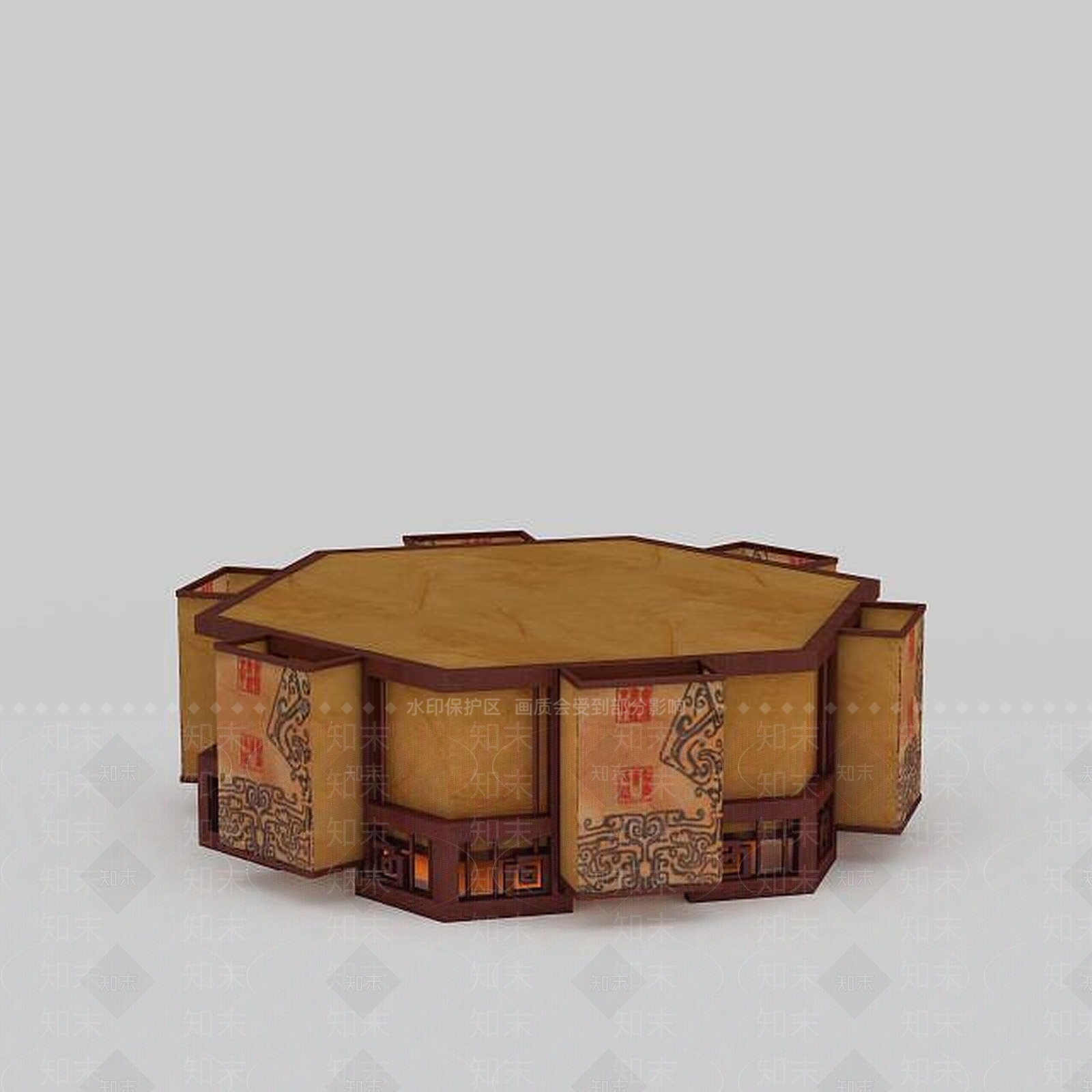 现代封闭式厨房3D模型下载【ID:1194307297】