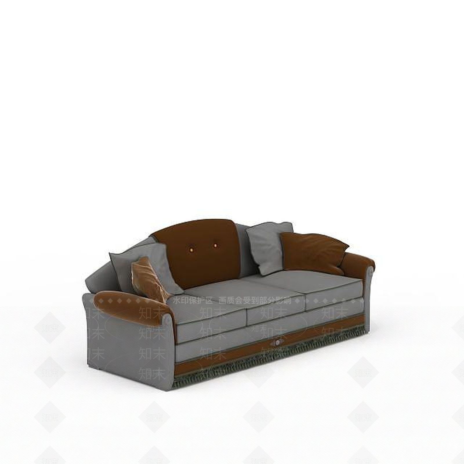 现代双人沙发3D模型下载【ID:1198945156】