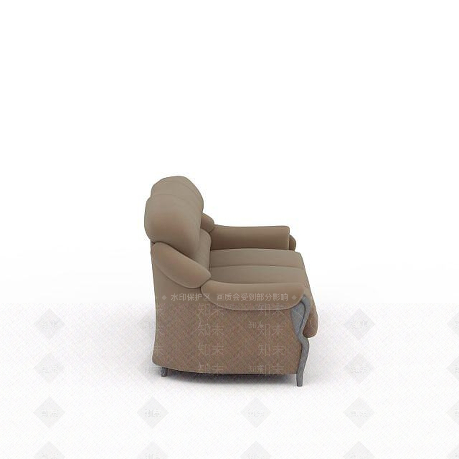 现代双人沙发3D模型下载【ID:1198956394】