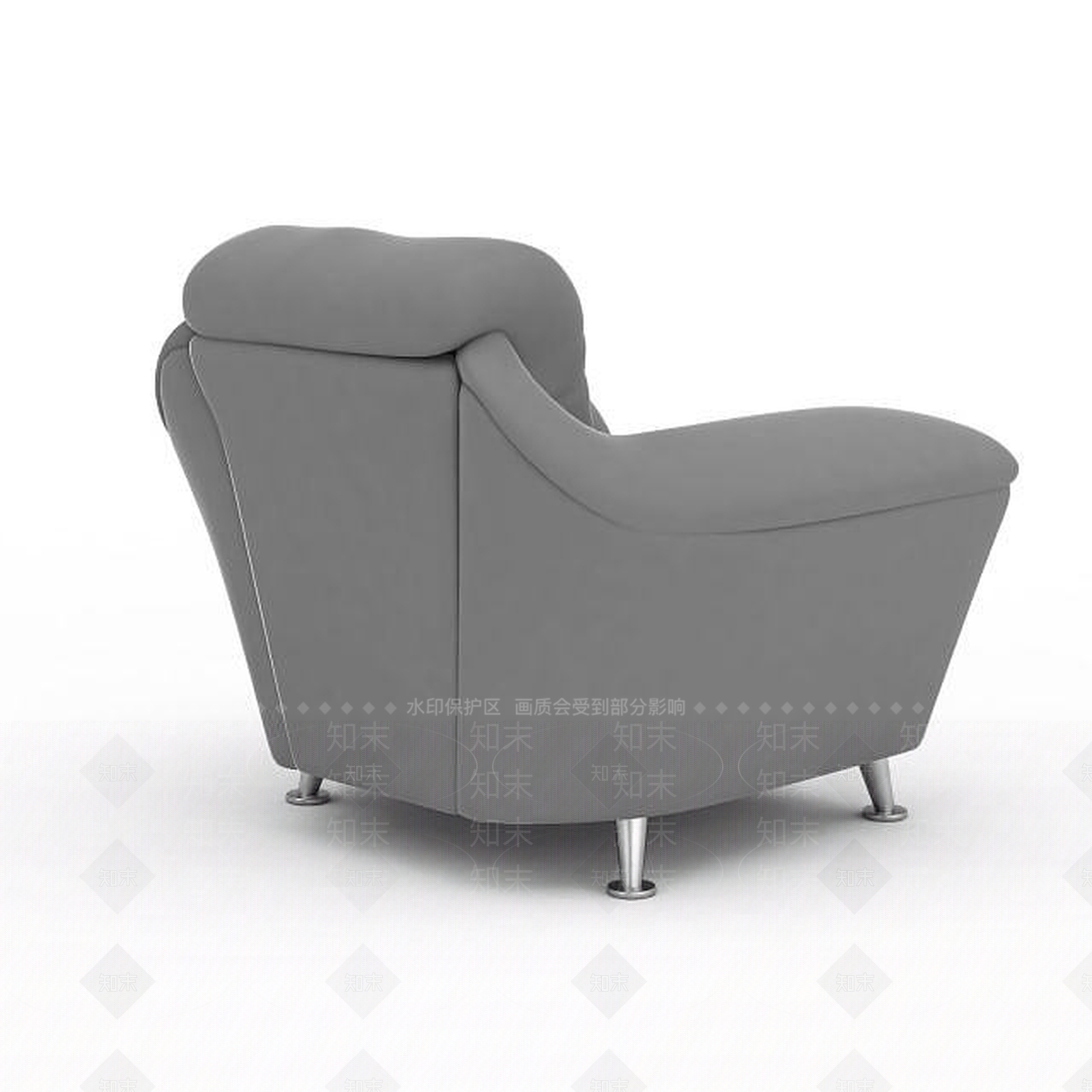 现代双人沙发3D模型下载【ID:1198956219】