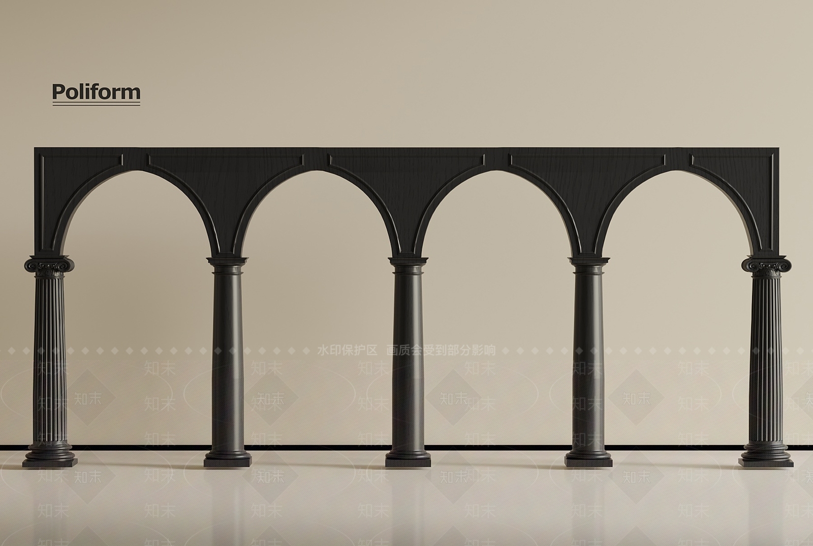 法式柱子SU模型下载【ID:1194310123】