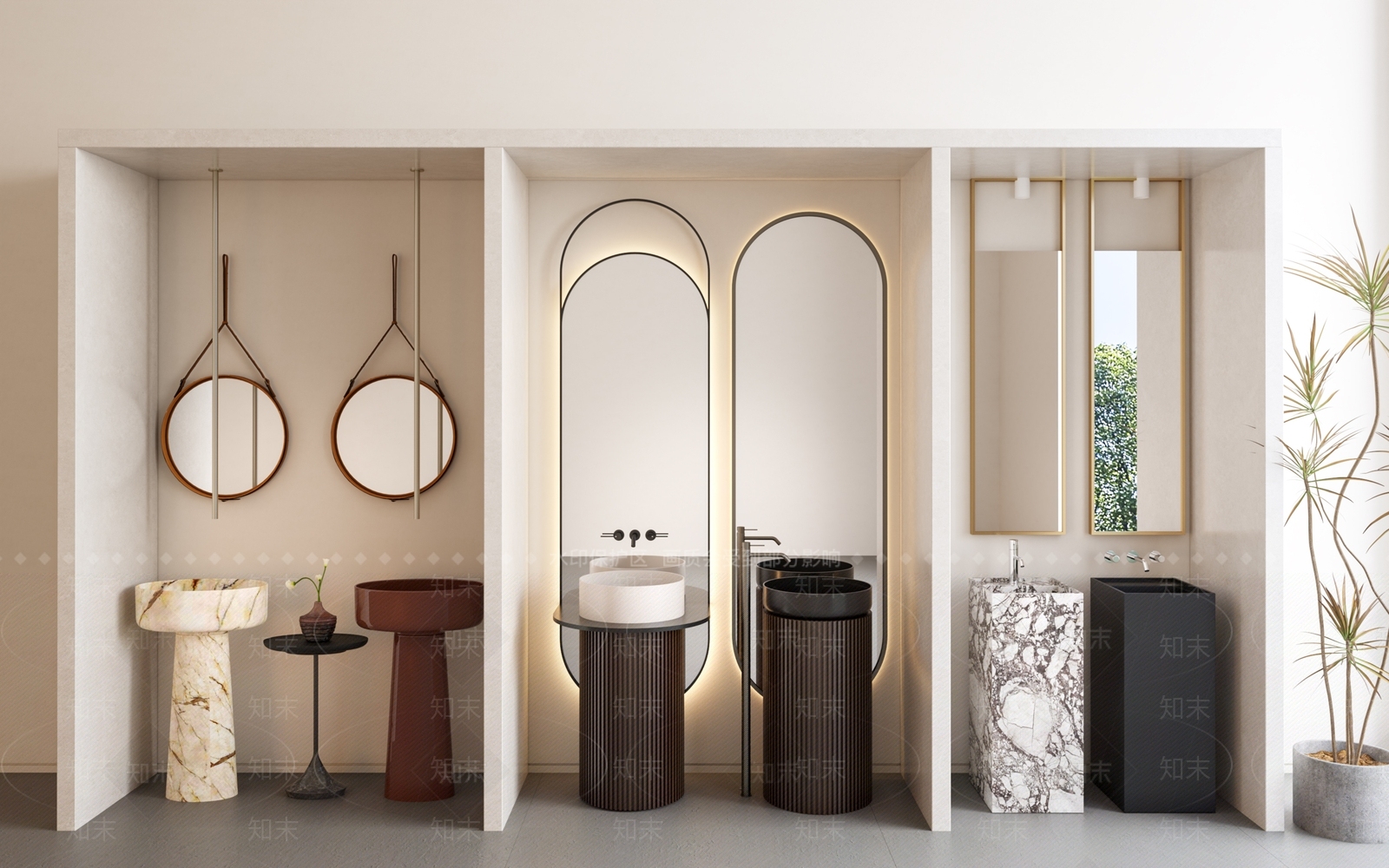 洗手台SU模型下载【ID:1194310816】