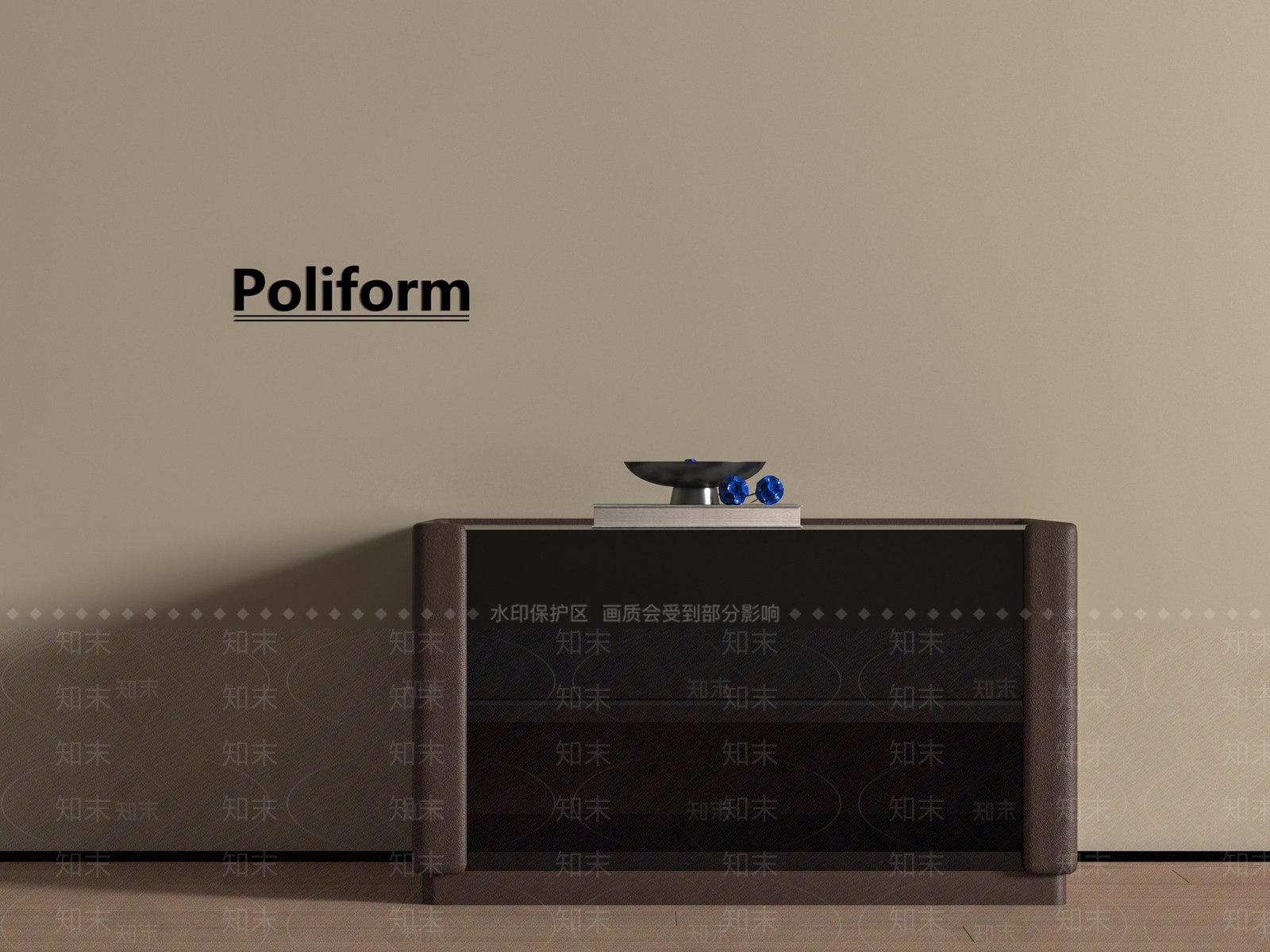 现代床头柜SU模型下载【ID:1194312603】