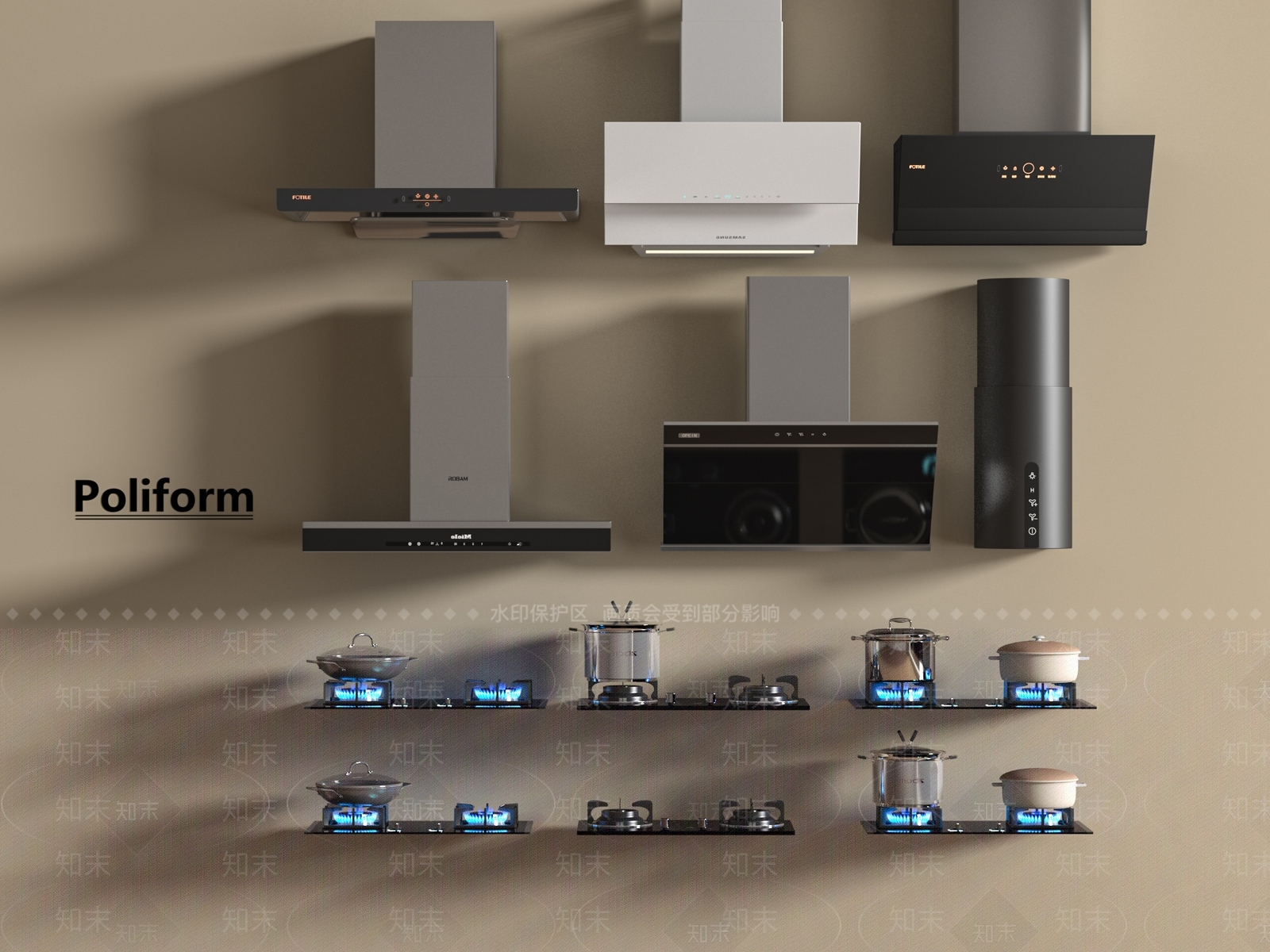 油烟机SU模型下载【ID:1194313472】