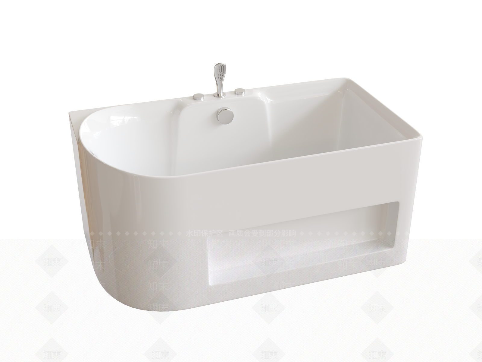 浴缸3D模型下载【ID:1194313818】