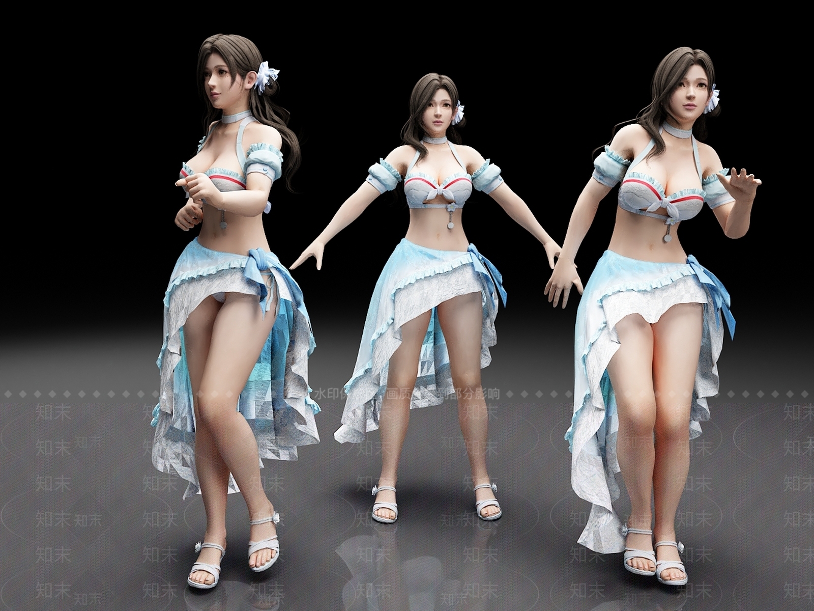 女人3D模型下载【ID:1194315756】