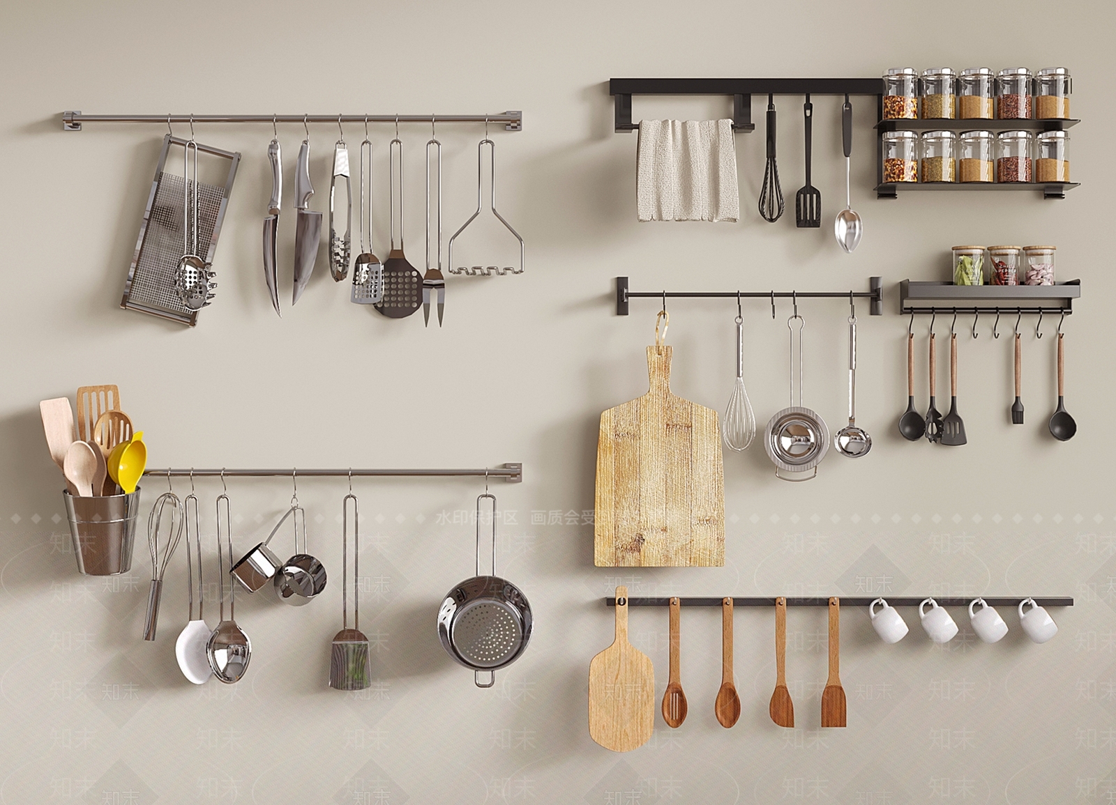 厨具SU模型下载【ID:1194317303】