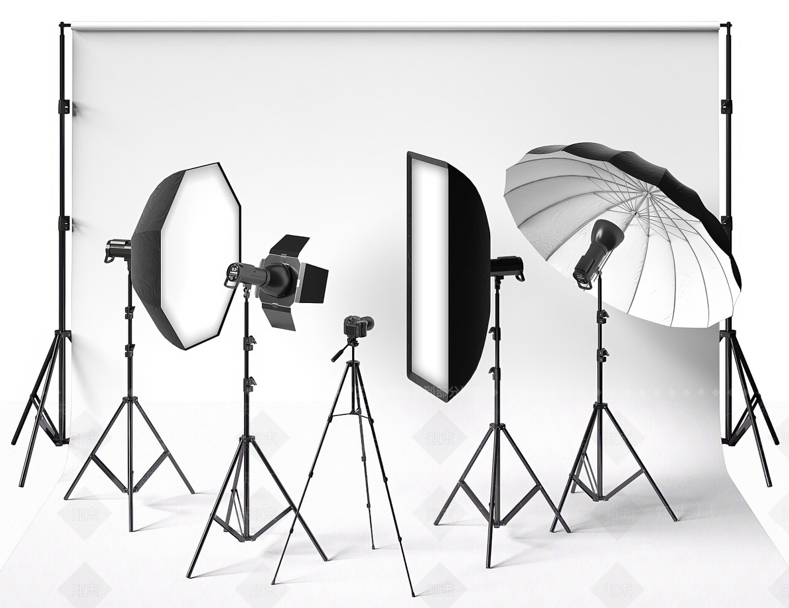 现代其他灯具3D模型下载【ID:1194318388】