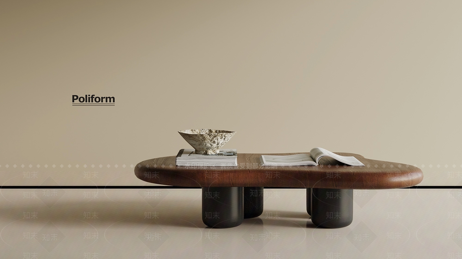 法式中古茶几3D模型下载【ID:1194322027】