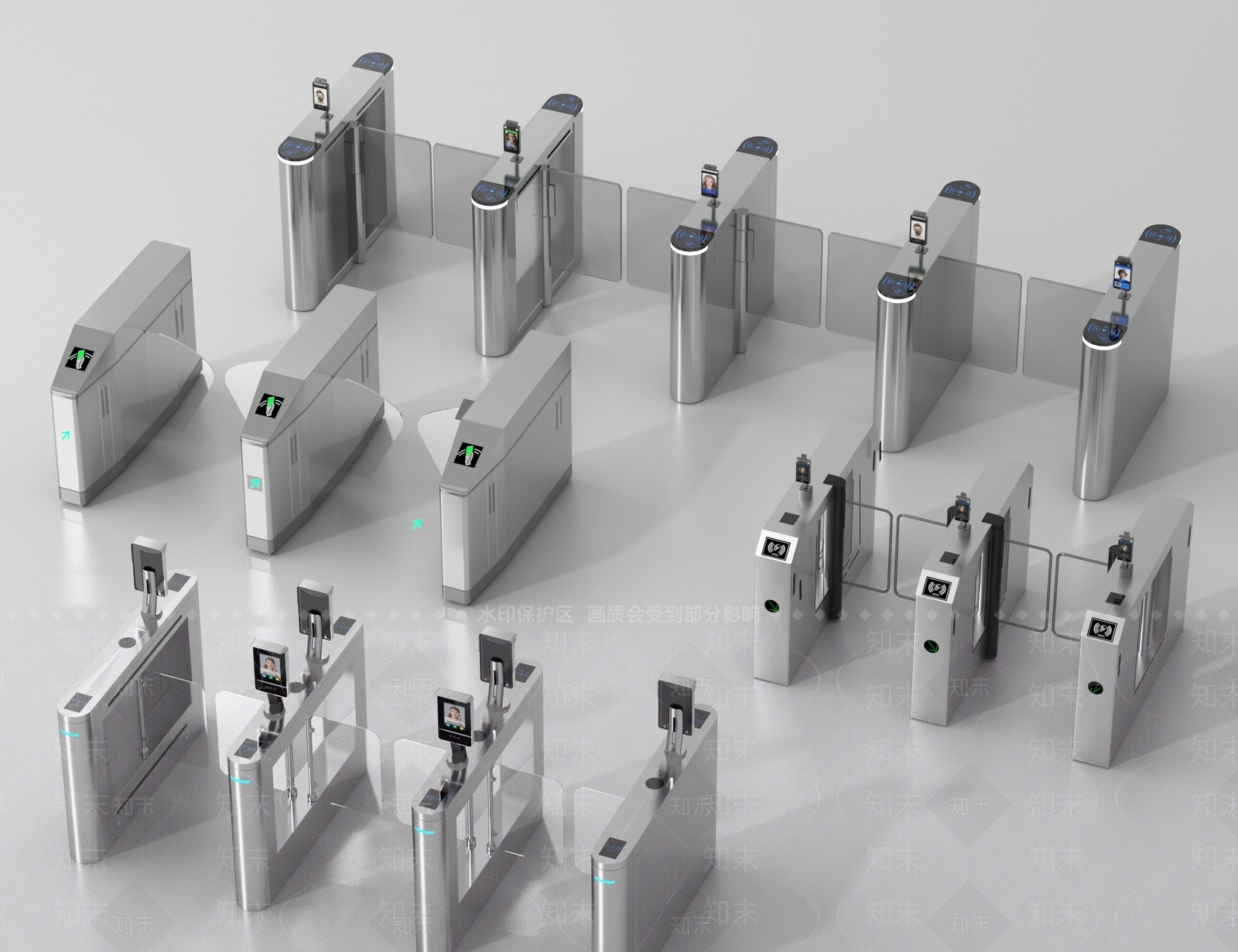 门禁SU模型下载【ID:1194323614】