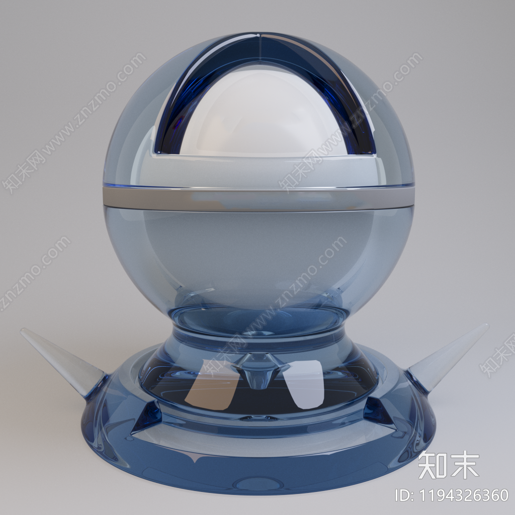 蓝色有机玻璃贴图下载【ID:1194326360】