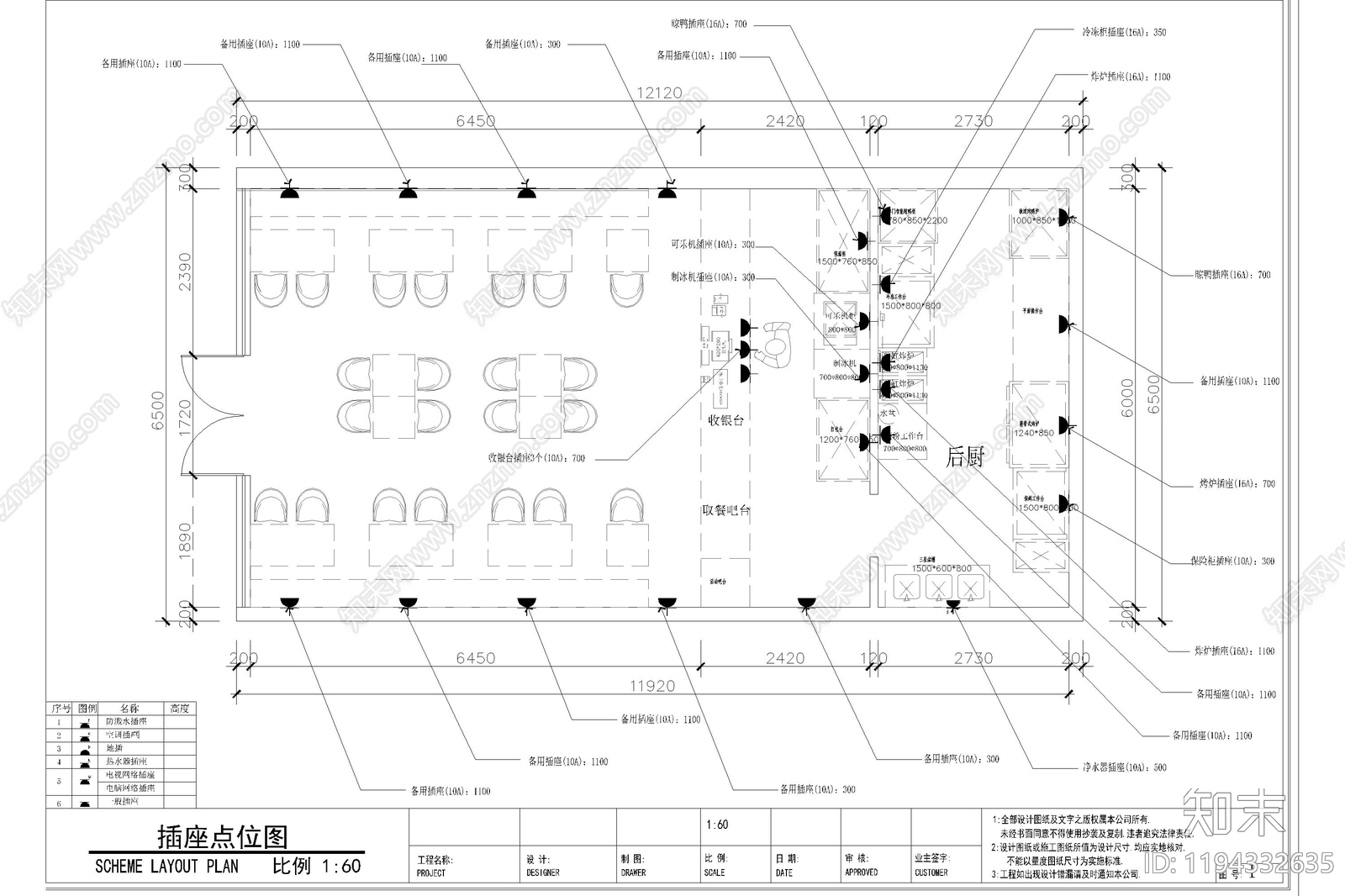 现代其他商业空间cad施工图下载【ID:1194332635】