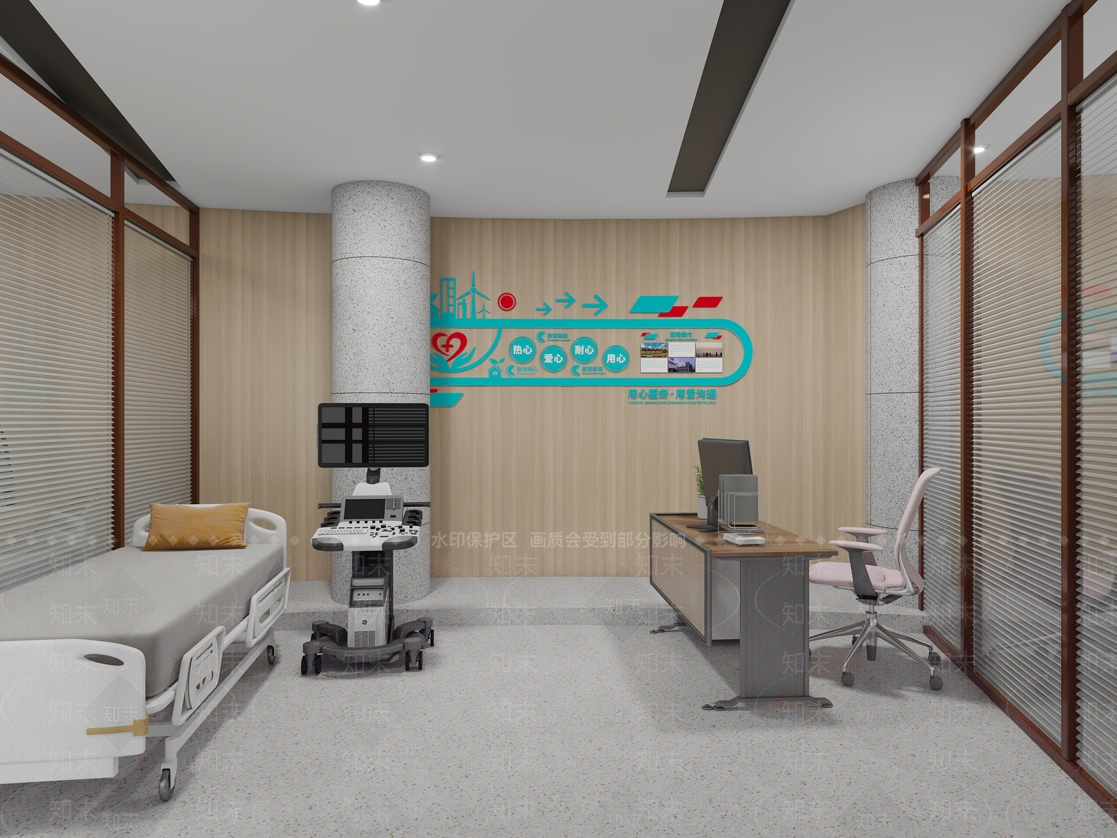 现代其他办公空间3D模型下载【ID:1194333001】
