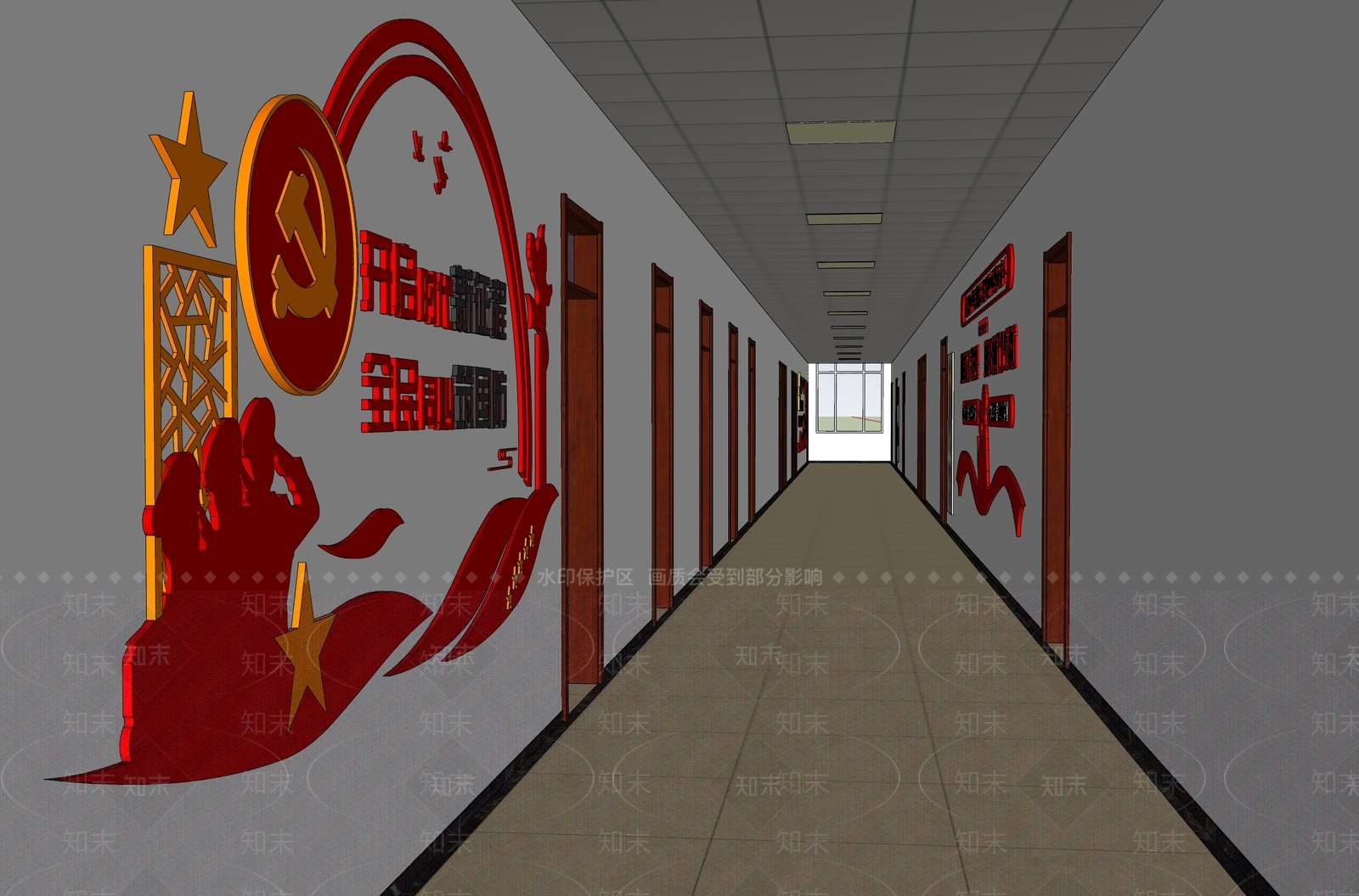 现代其他文化空间SU模型下载【ID:1194337400】