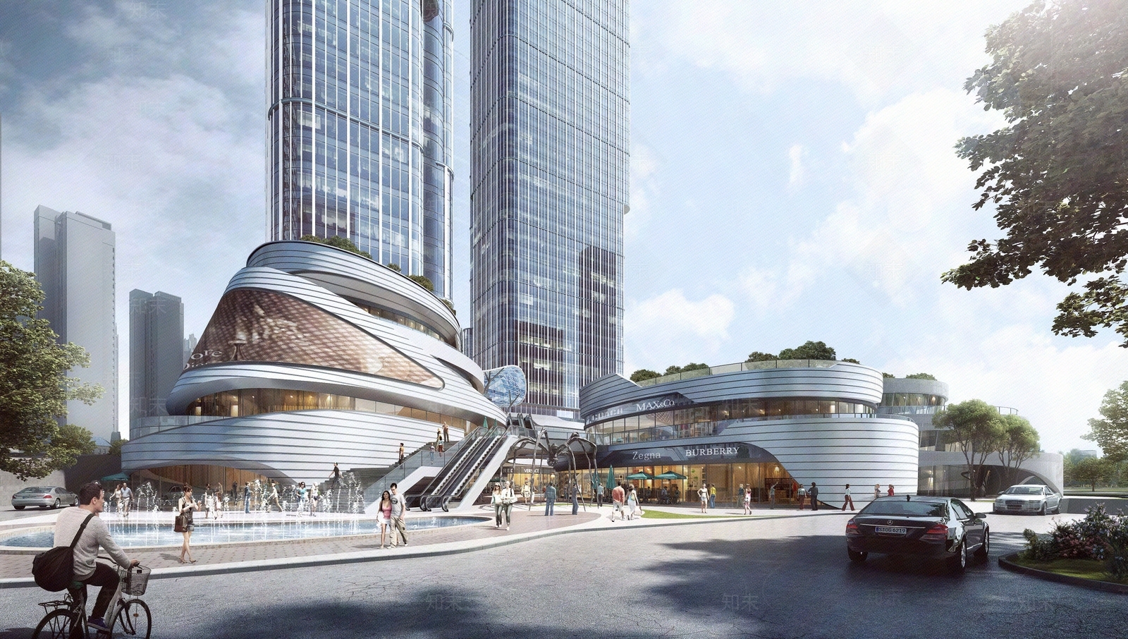 现代建筑外立面贴图下载【ID:1194346646】