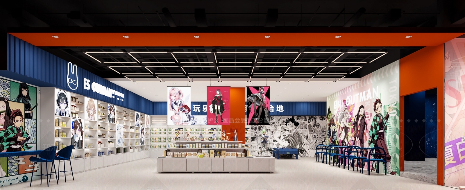 现代玩具礼品店3D模型下载【ID:1194352981】