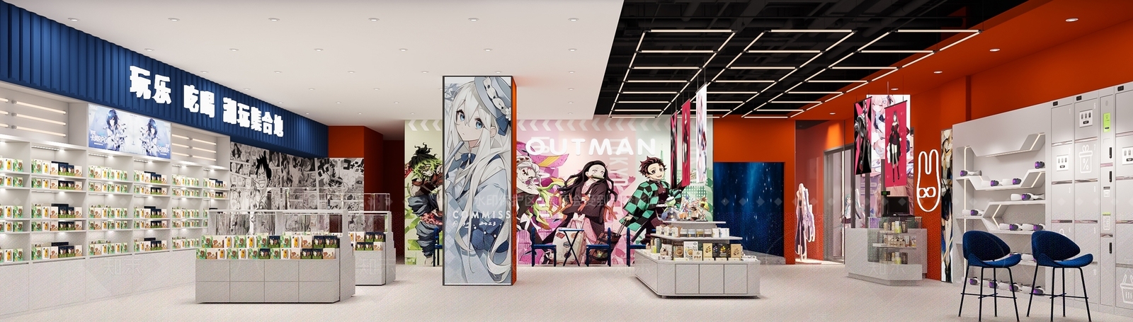 现代玩具礼品店3D模型下载【ID:1194352796】