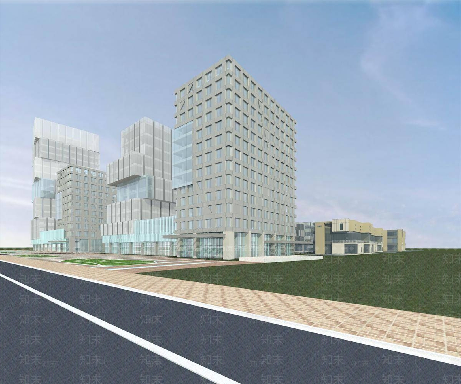 现代其他办公空间3D模型下载【ID:1194347901】