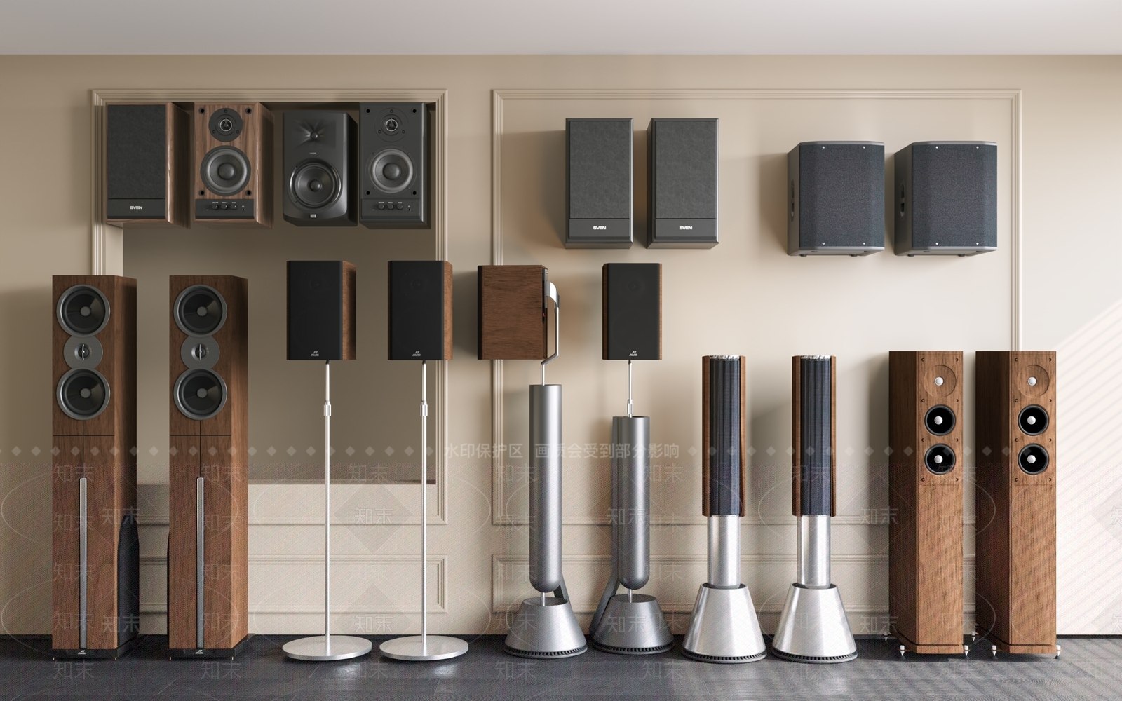 音响3D模型下载【ID:1194353160】