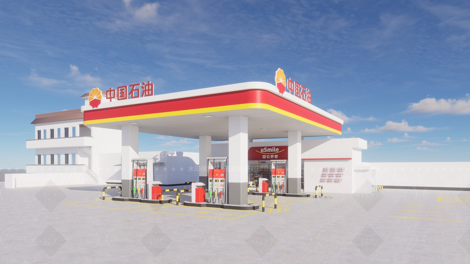 现代小公建SU模型下载【ID:1194353097】