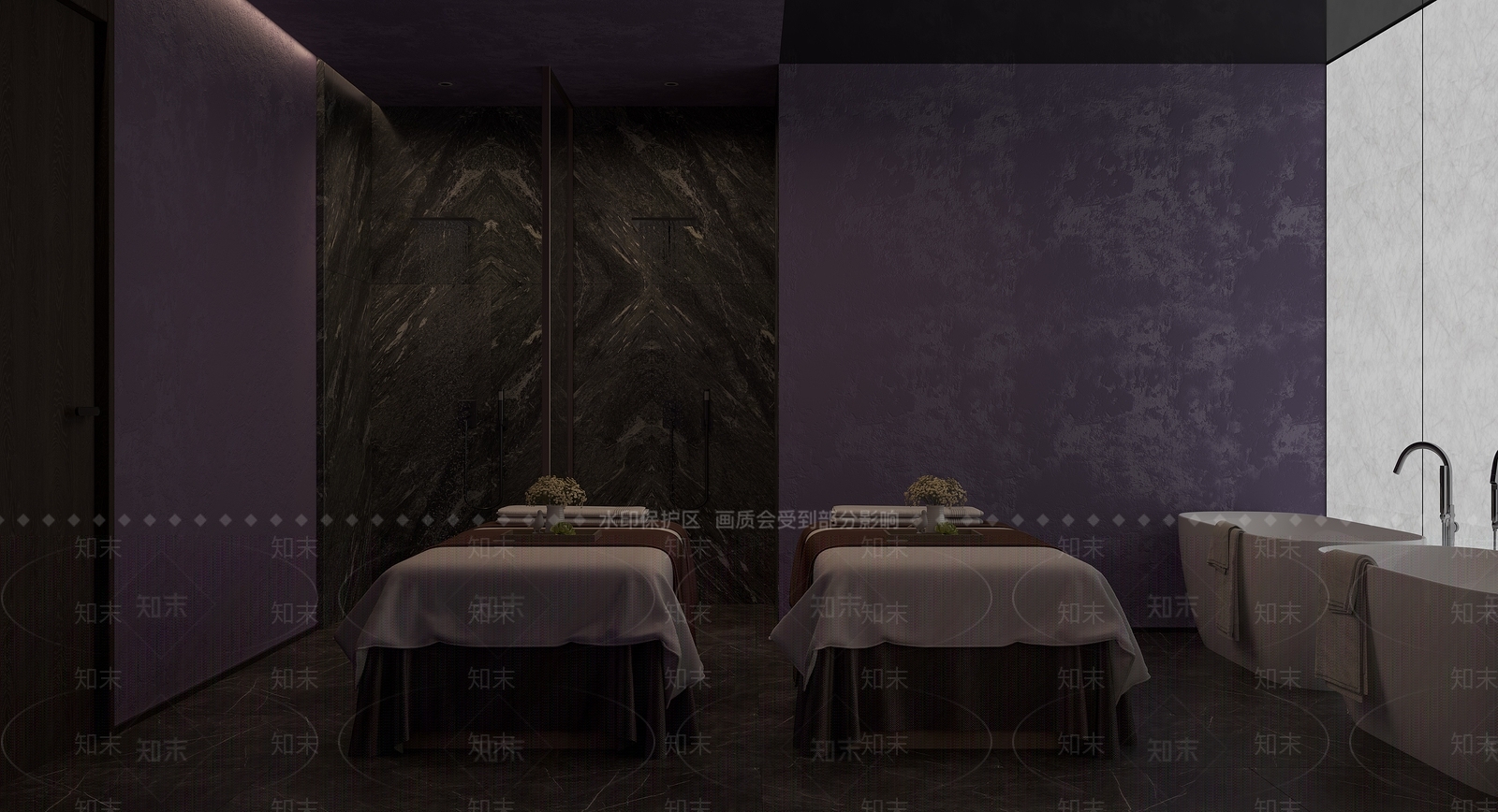 现代轻奢足浴店3D模型下载【ID:1194354565】
