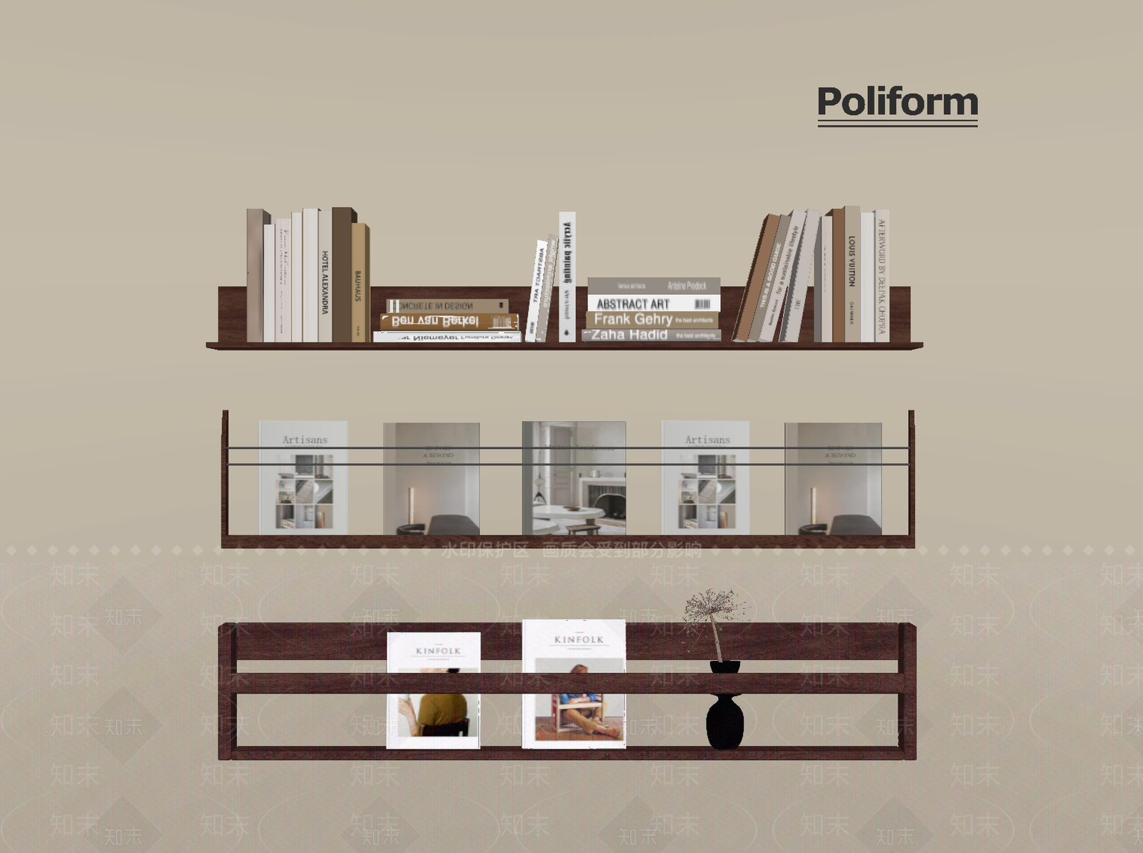 中古书架SU模型下载【ID:1194355258】