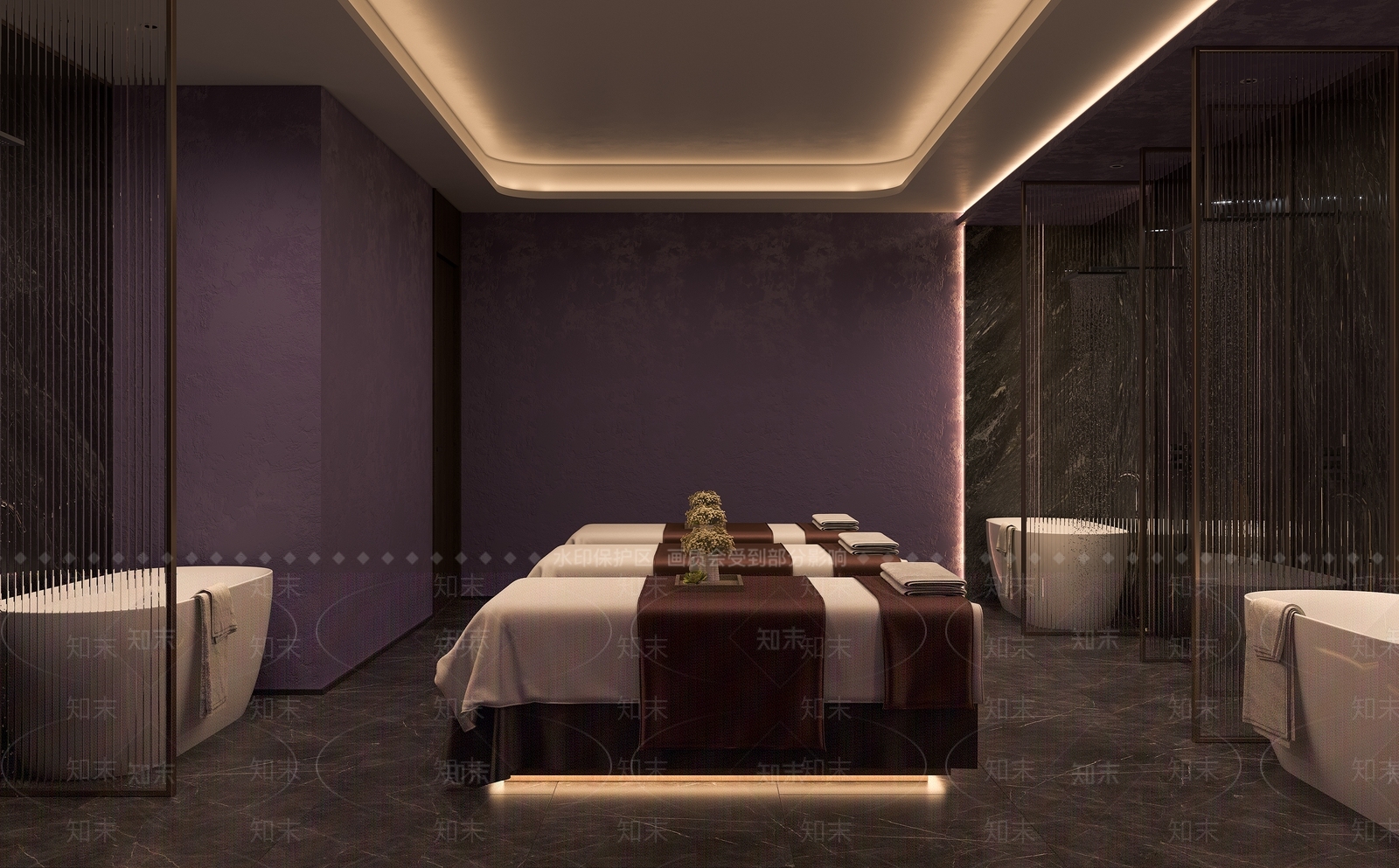 现代足浴店3D模型下载【ID:1194356486】