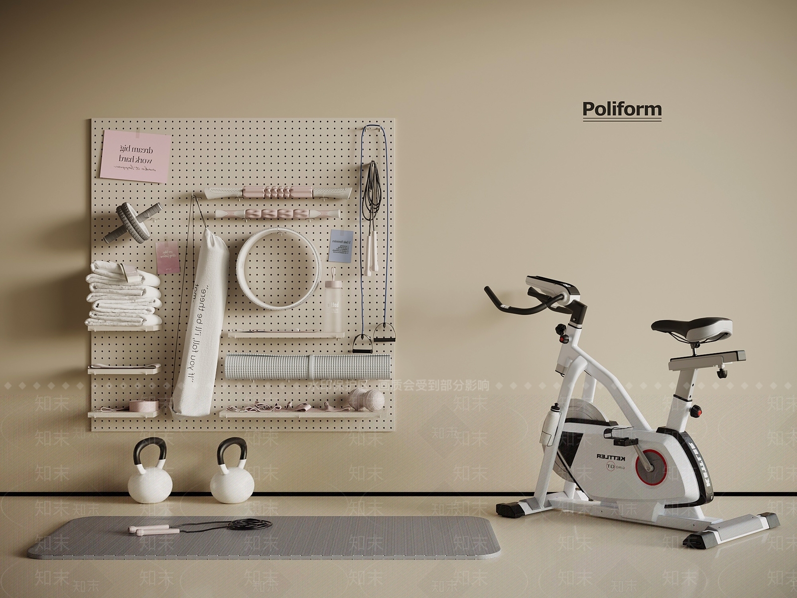 健身器材SU模型下载【ID:1194358717】