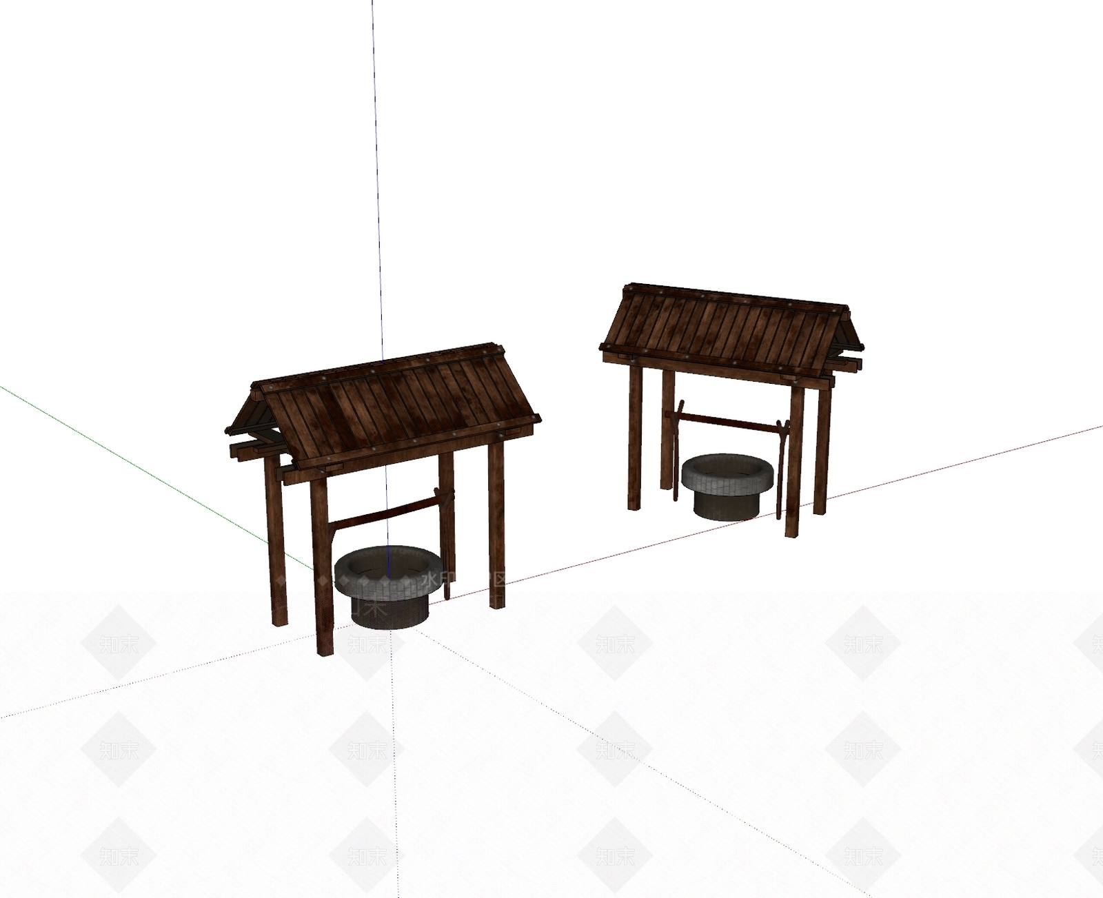 现代其他小品SU模型下载【ID:1194359837】