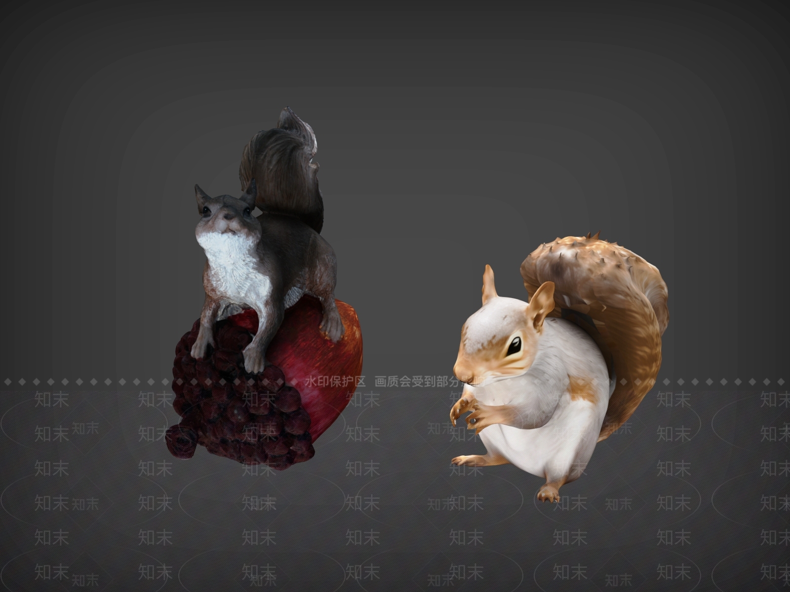 爬行类动物3D模型下载【ID:1194360833】
