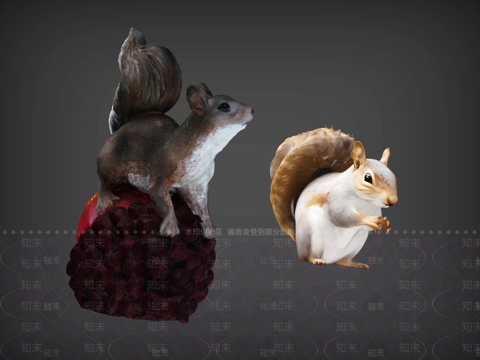 爬行类动物3D模型下载【ID:1194360833】