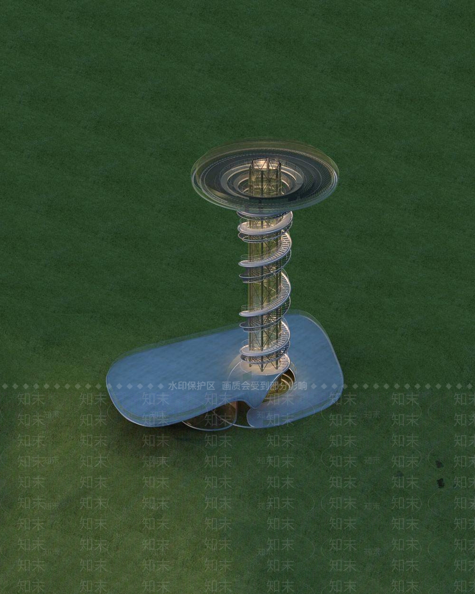 现代艺术风格建筑3D模型下载【ID:1194363969】