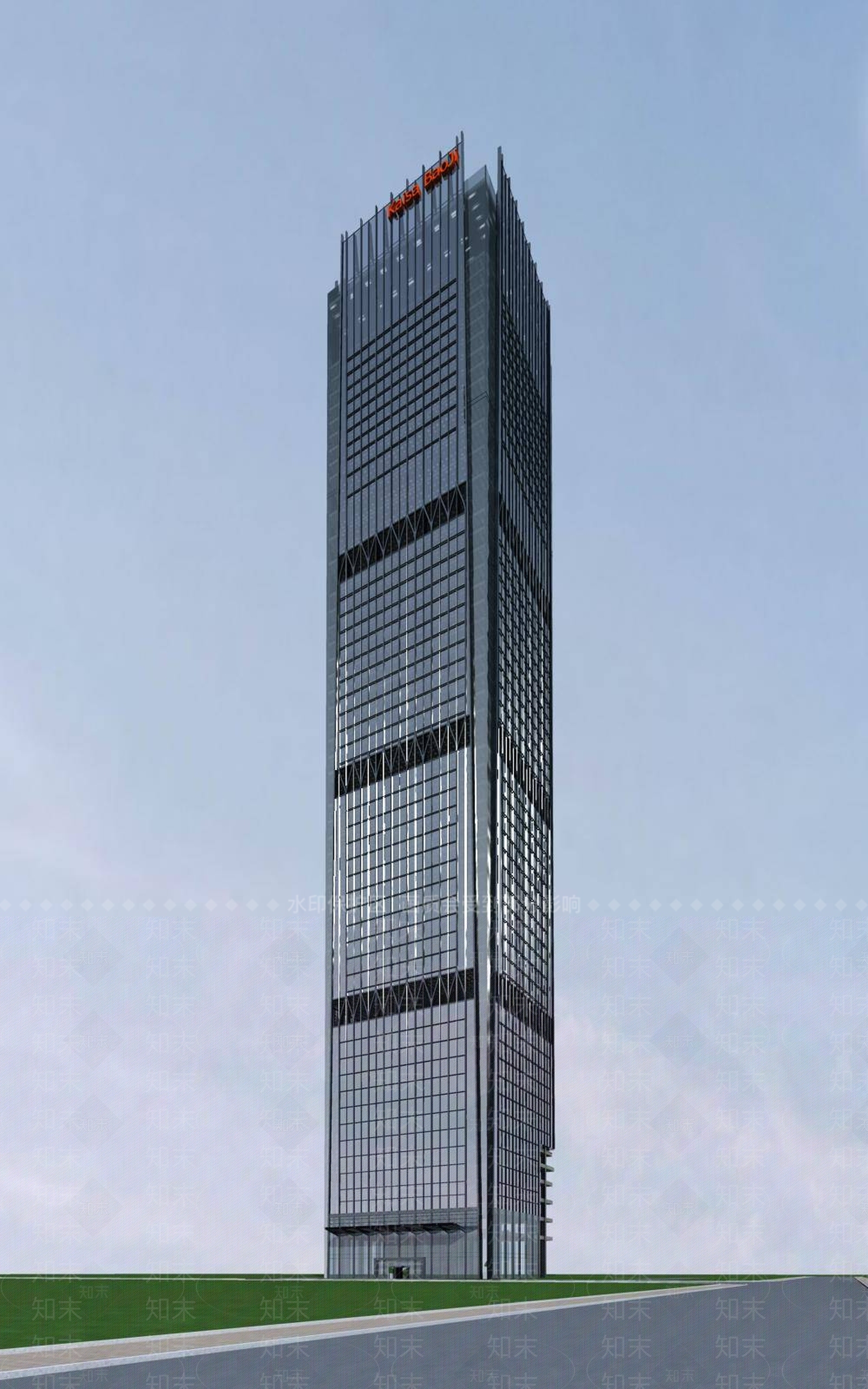 现代办公楼3D模型下载【ID:1194365359】