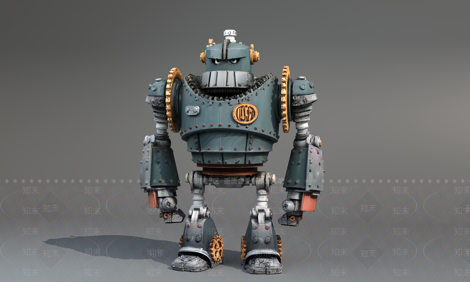 现代智能导购机器人3D模型下载【ID:1194367831】